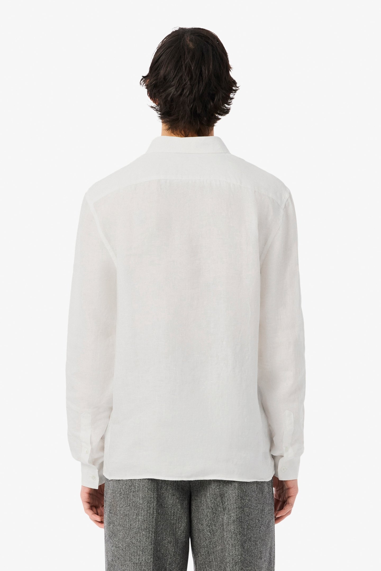 LONGSLEEVE WOVEN SHIRT WHITE 2
