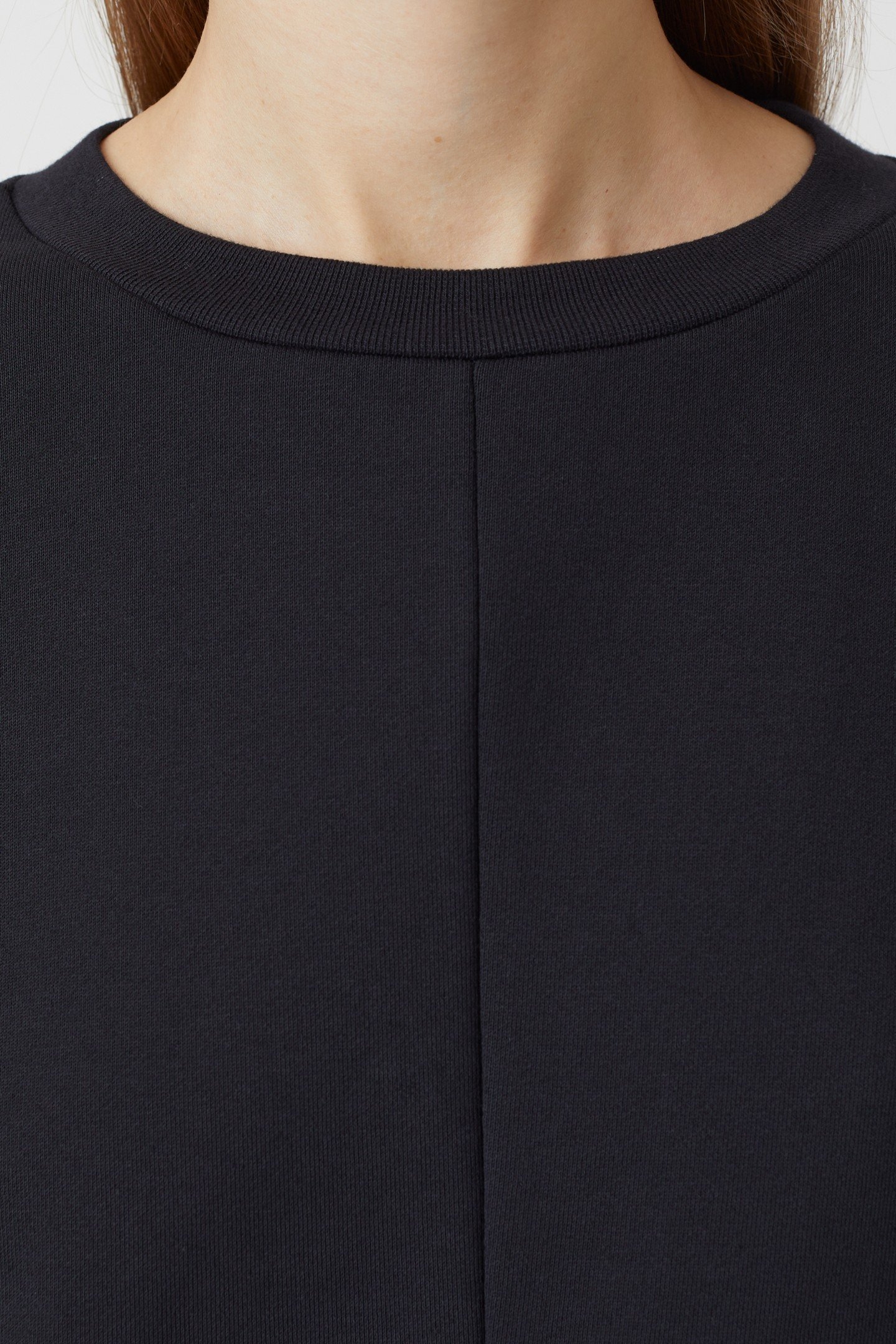 CREW NECK LONG SLEEVE T-SHIRTS BLACK 6