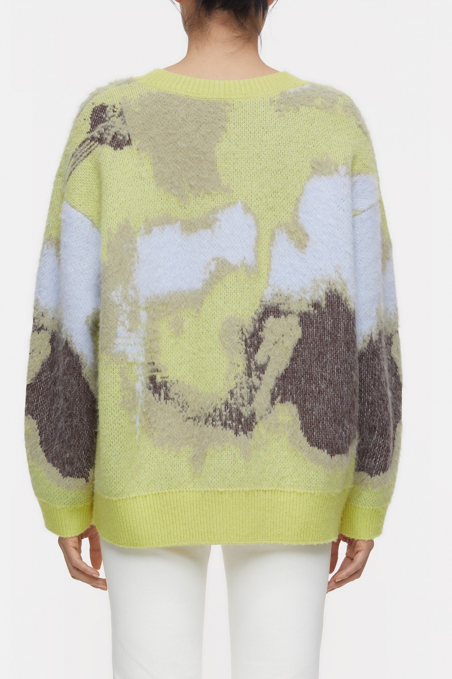 CREW NECK LONG SLEEVE KNITS PRIMARY YELLOW 6