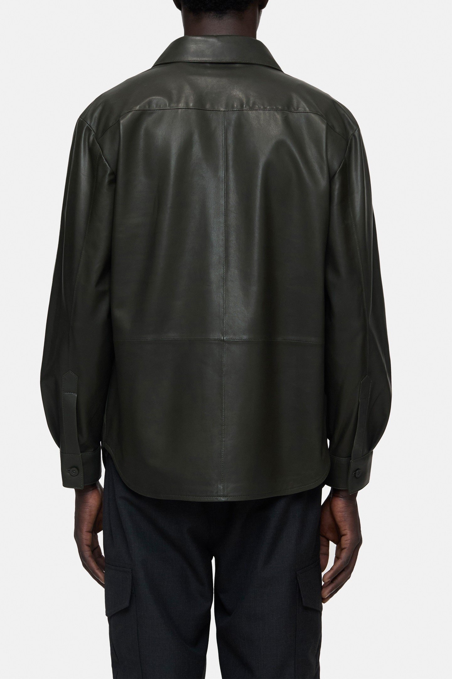 RELAXED UTILITY SHIRT & BLOUSES TAPENADE GREY 3