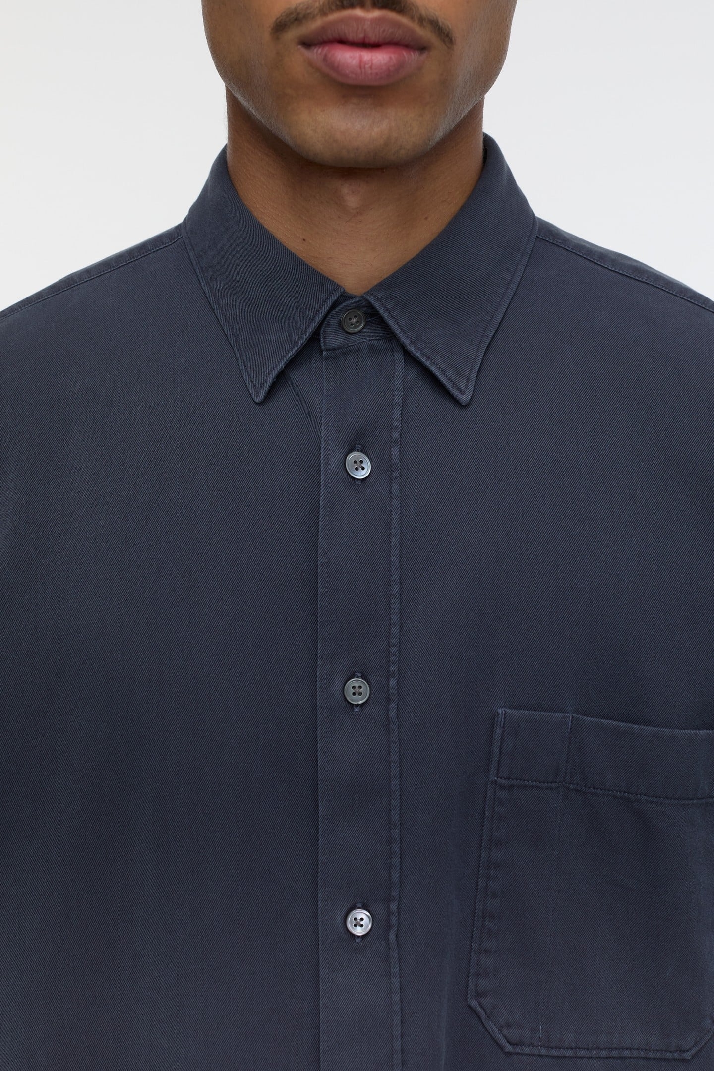 FORMAL ARMY SHIRT & BLOUSES SMOKEY BLUE 5