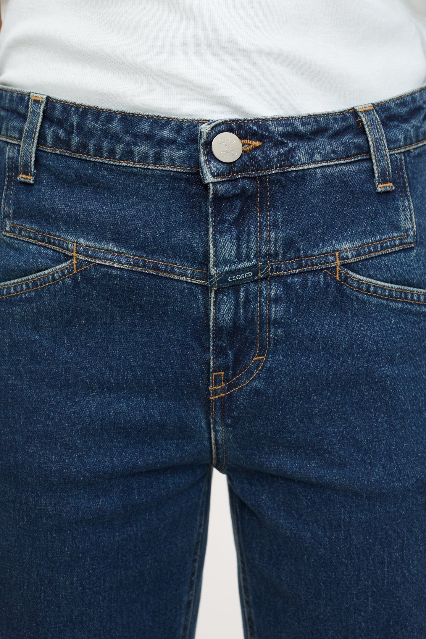 PEDAL PUSHER JEANS DARK BLUE 5