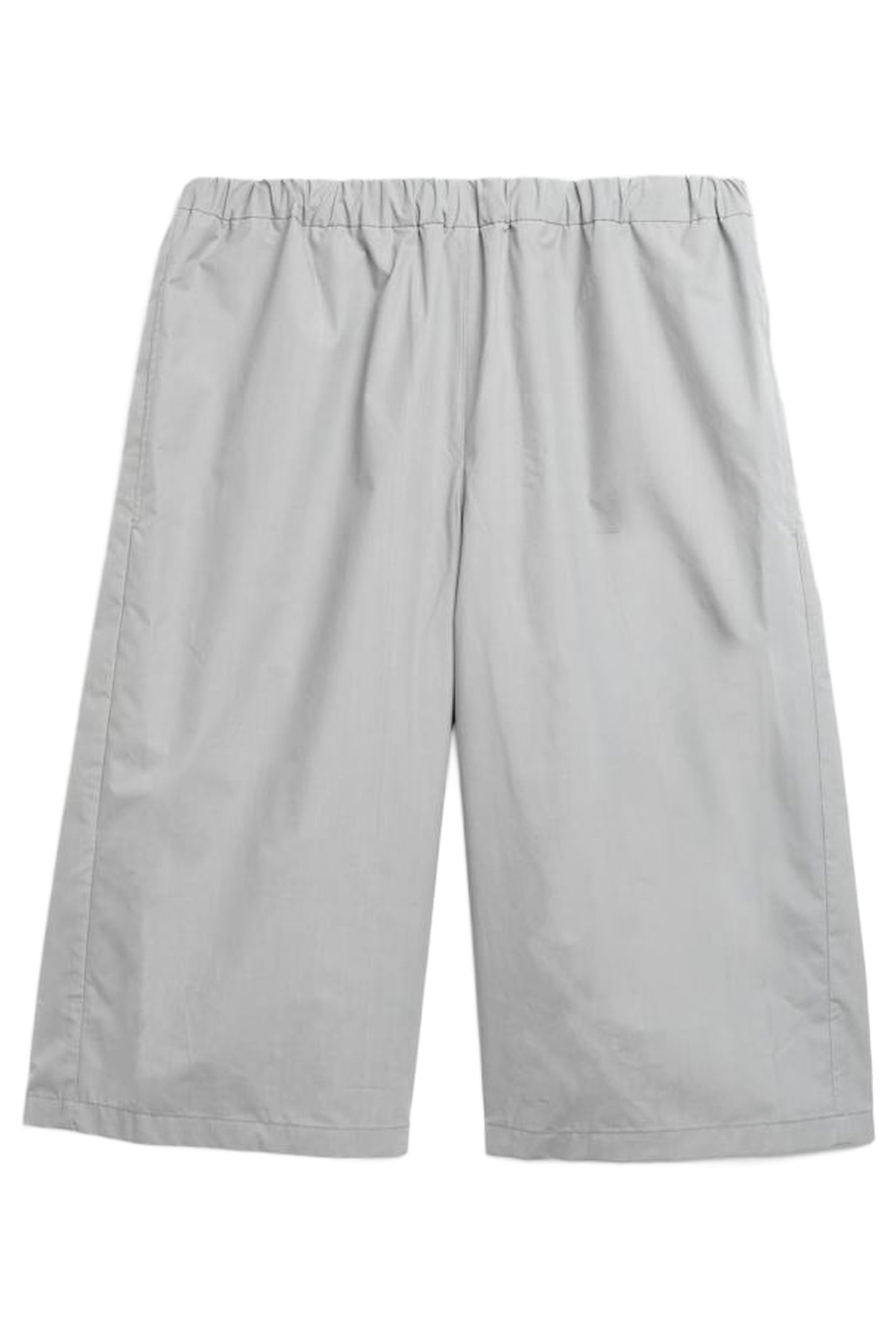 RIER – POPELINE BERMUDA SHORTS GREY 1