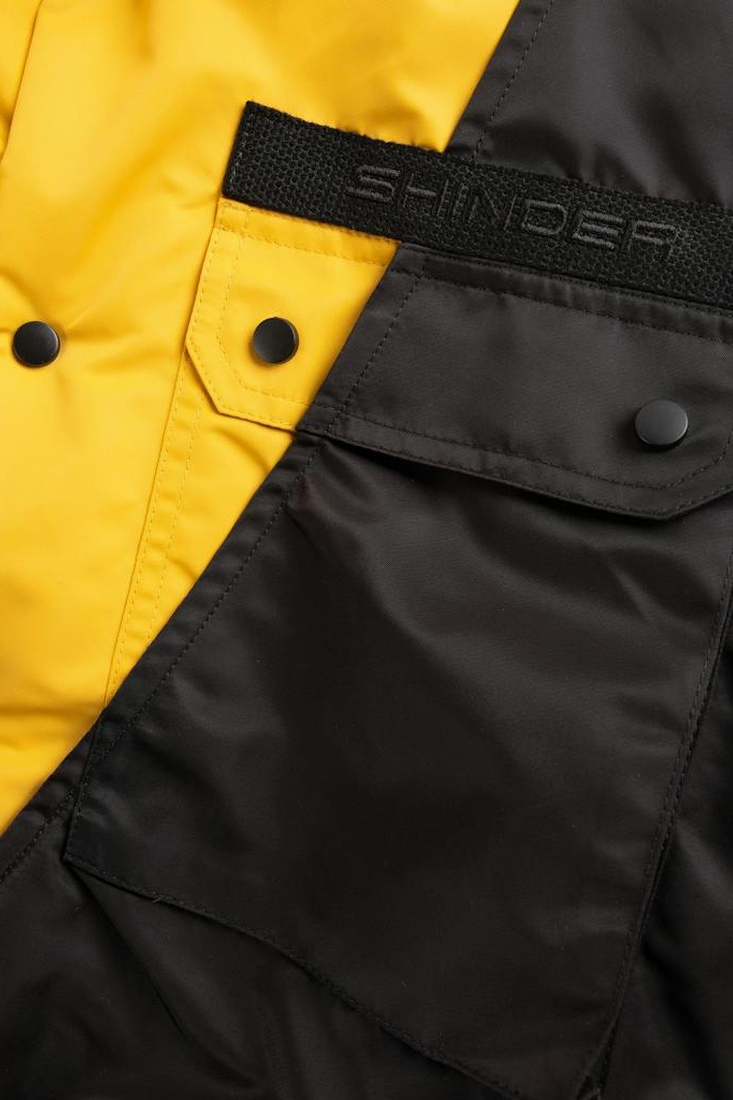 OLLY SHINDER – HYBRID WORLD SERVICE BOMBER JACKET BLACK 4