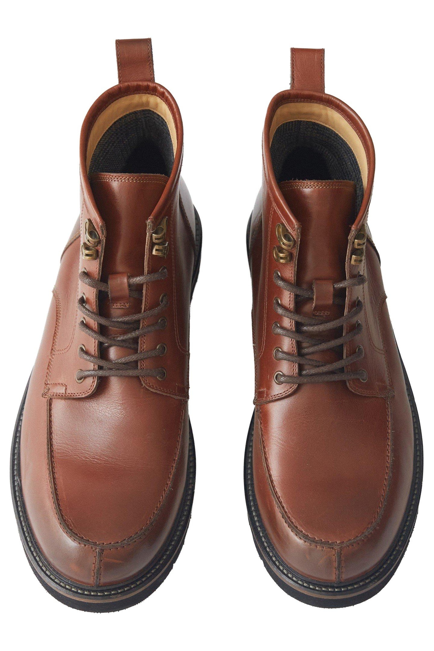 ERNIE LEATHER EVA BOOT DARK TAN 1