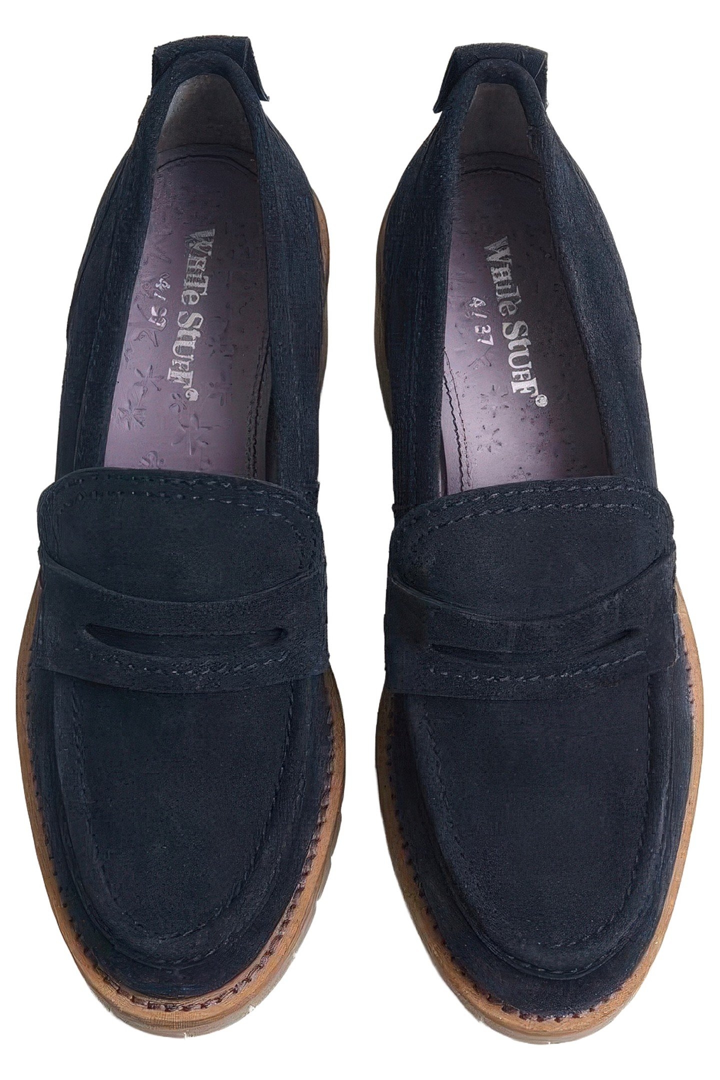 GIGI HEELED LOAFER NAVY 5