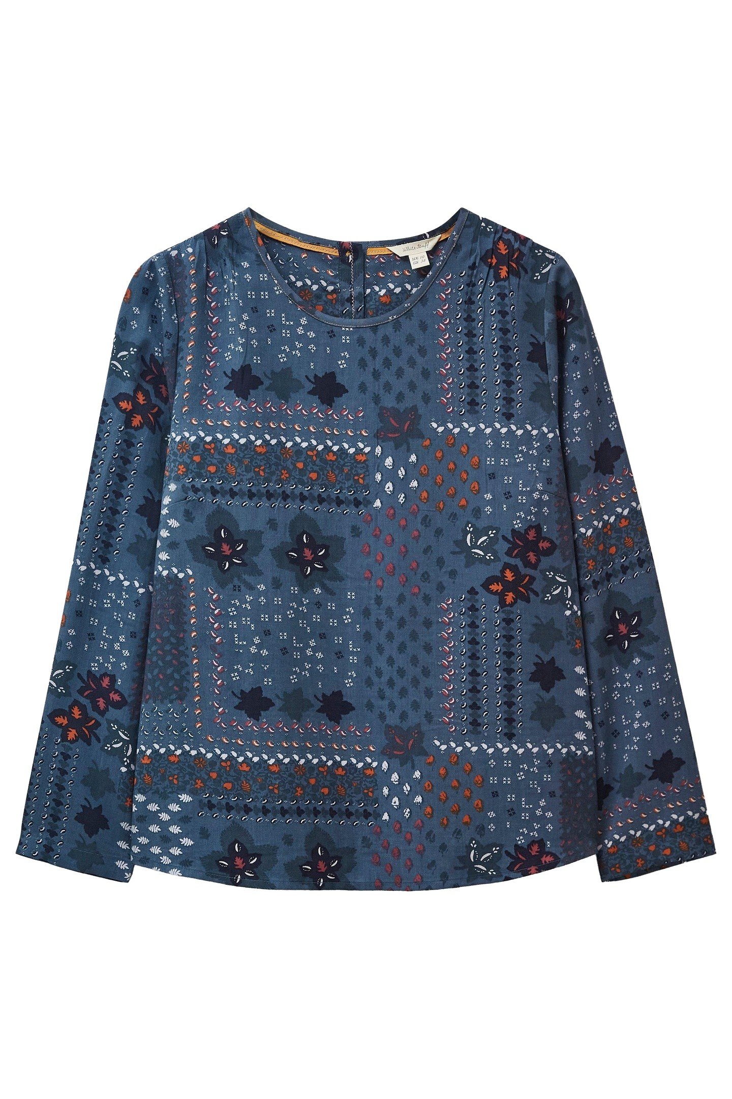 PIPER TENCEL TOP BLUE MULTI 3