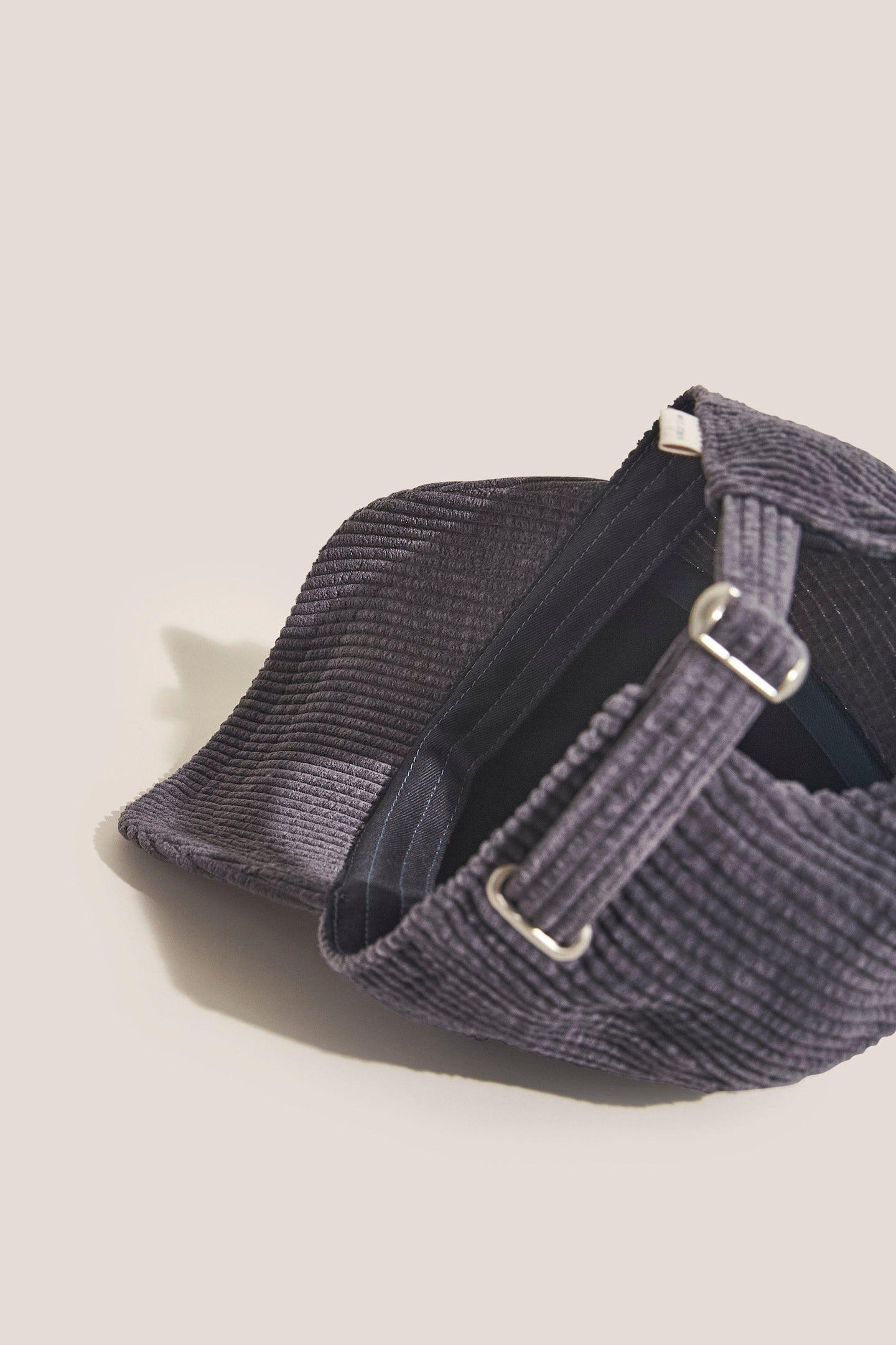 CORD BASEBALL CAP MID GREY 2