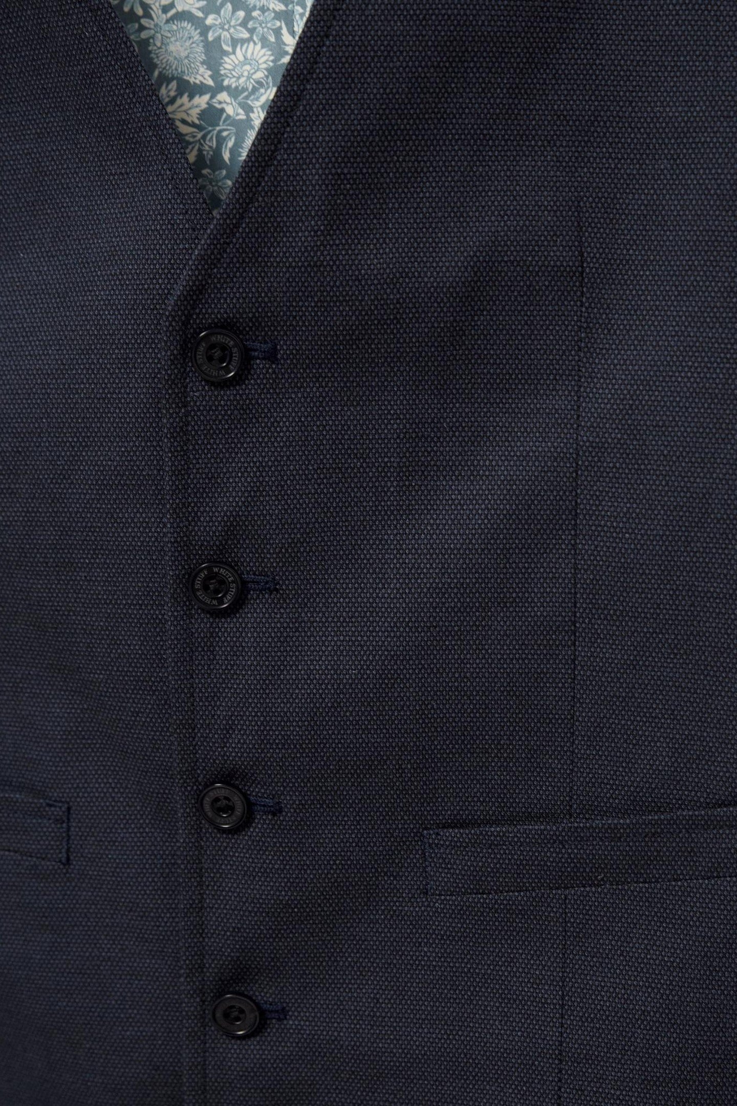 ABBOTT LINEN WAISTCOAT FRENCH NAVY 4