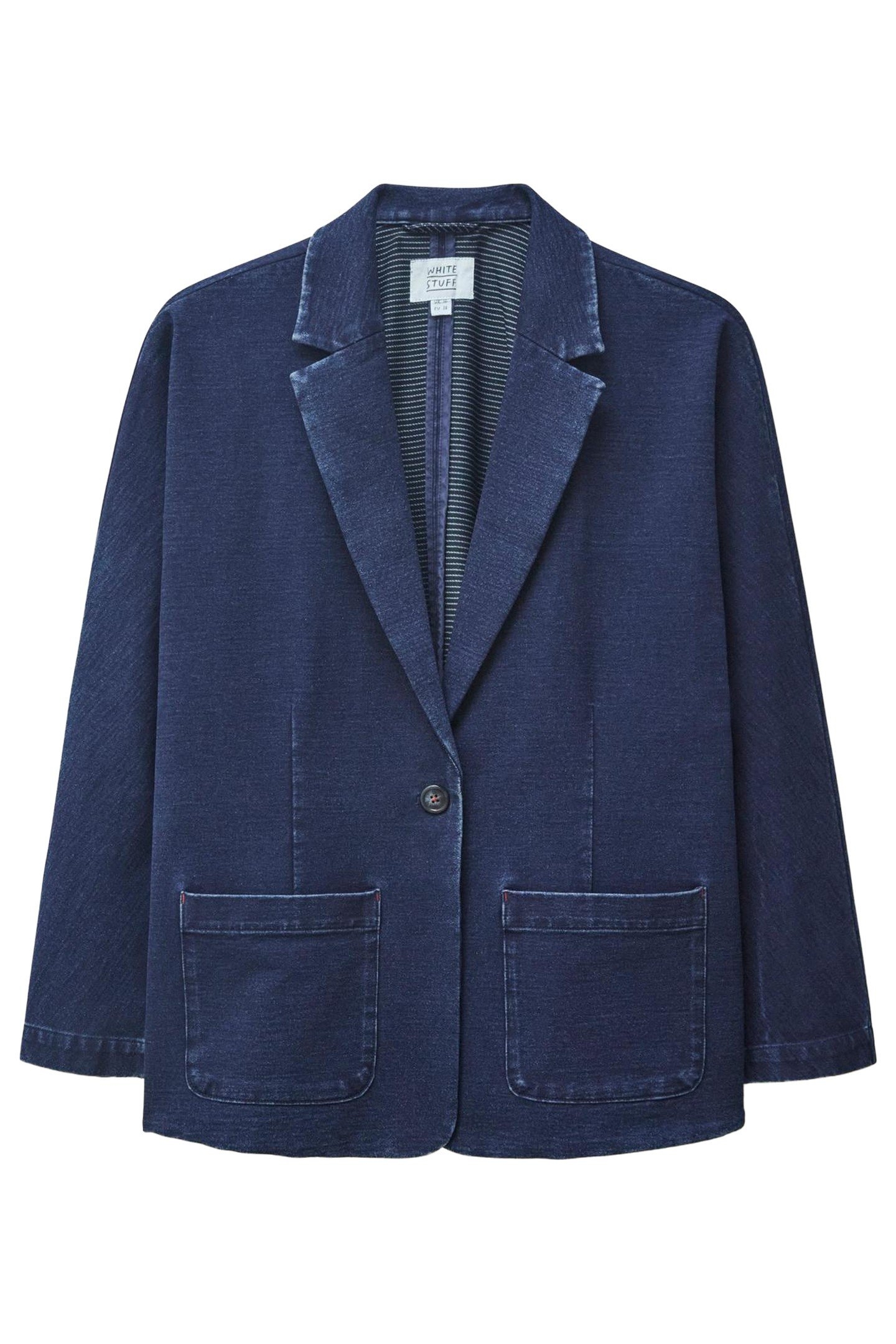 DAPHNE JERSEY BLAZER DARK DENIM 3