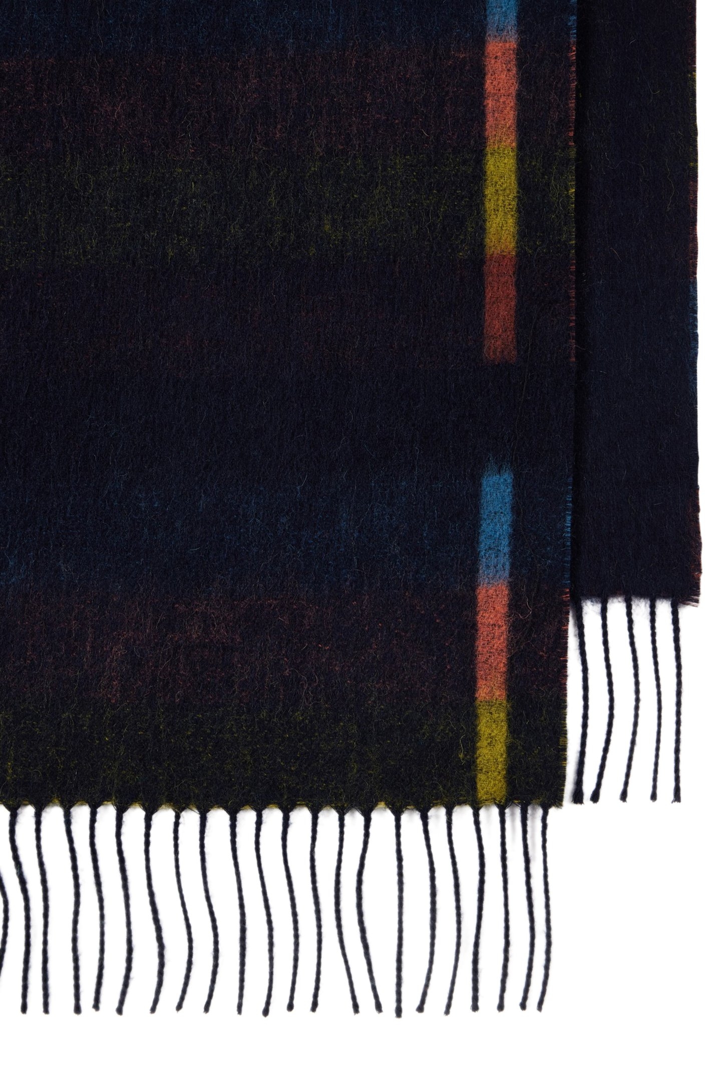 SCARF BRIGHT TRACKS NAVY 2