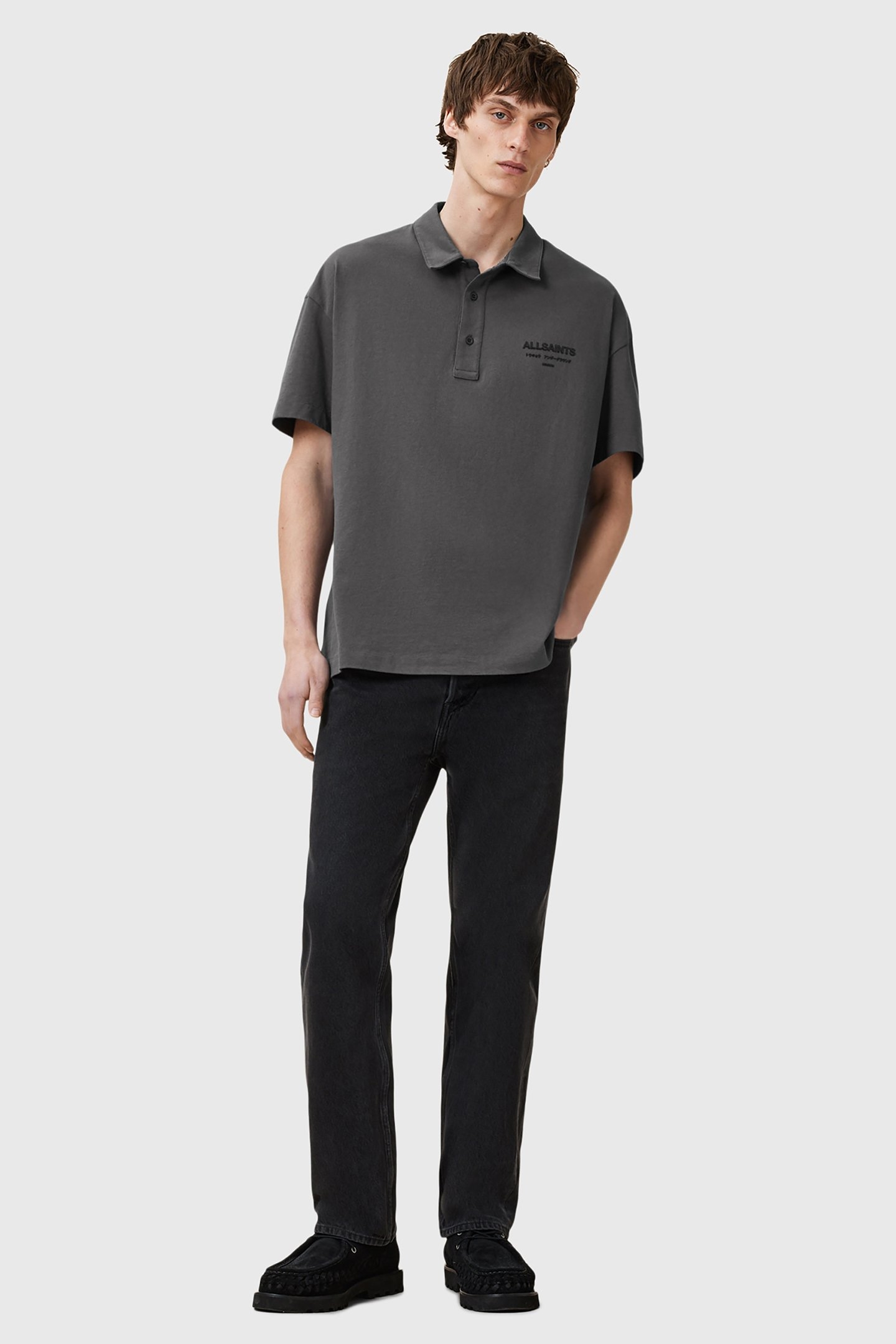 XANDER SS POLO GRAVESTONE GREY 2