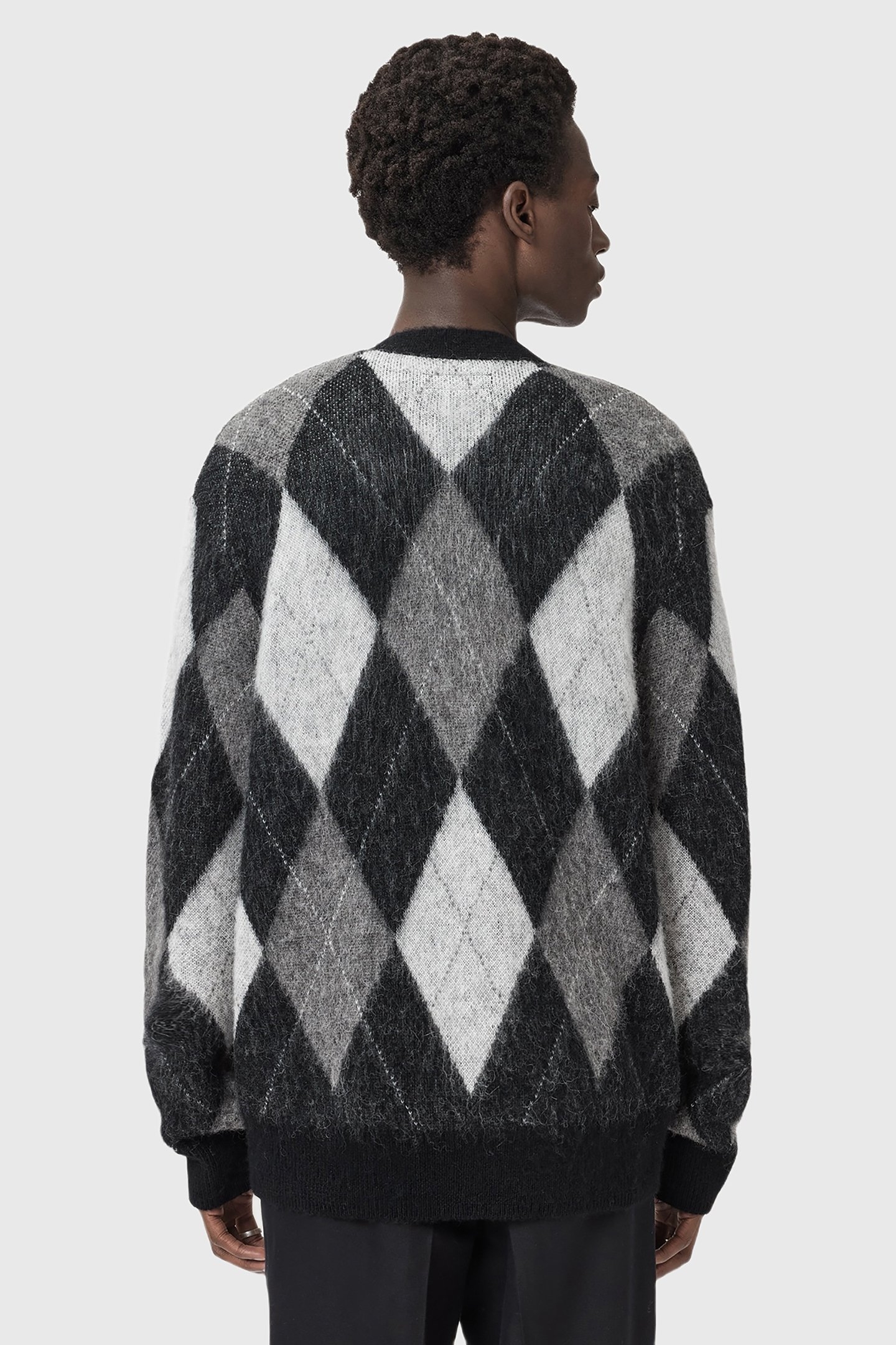 BOWER CARDIGAN BLACK/WHITE 5