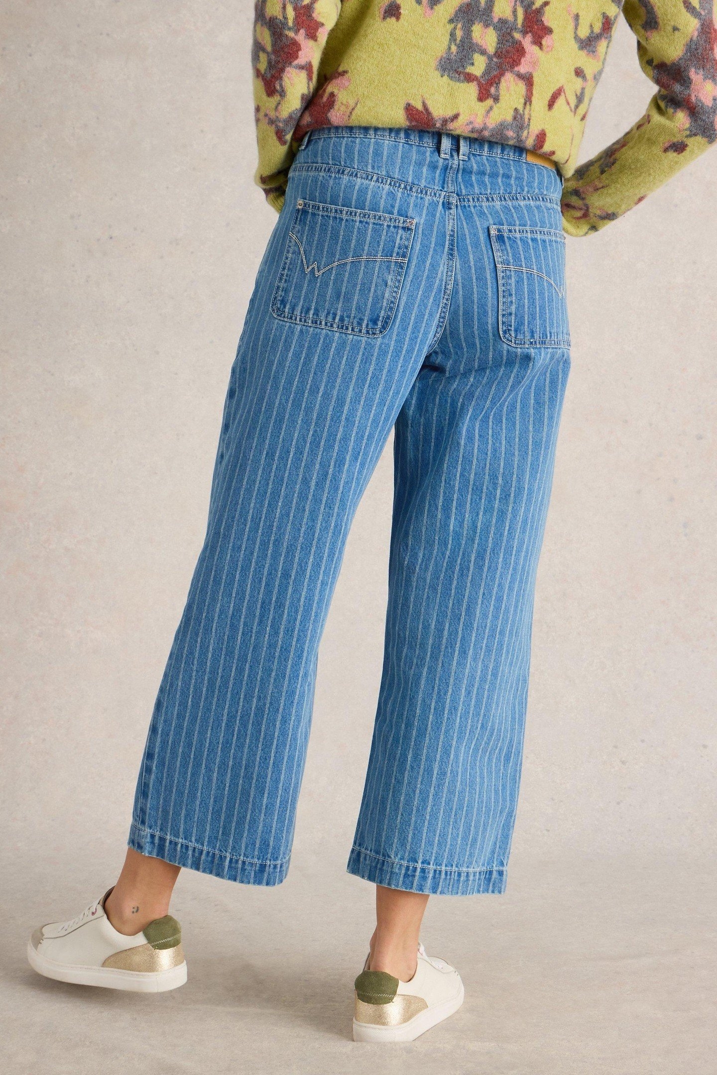 TIA WIDE LEG CROP JEAN DENIM MULTI 2