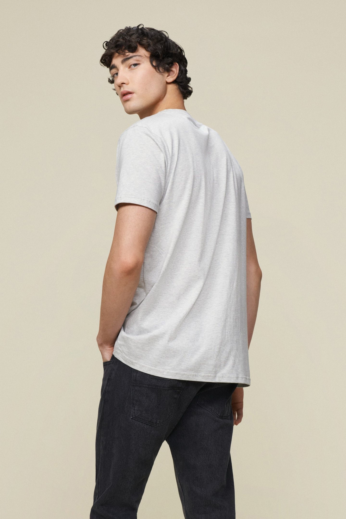 CAMISETA LIGHT GREY MELANGE 2