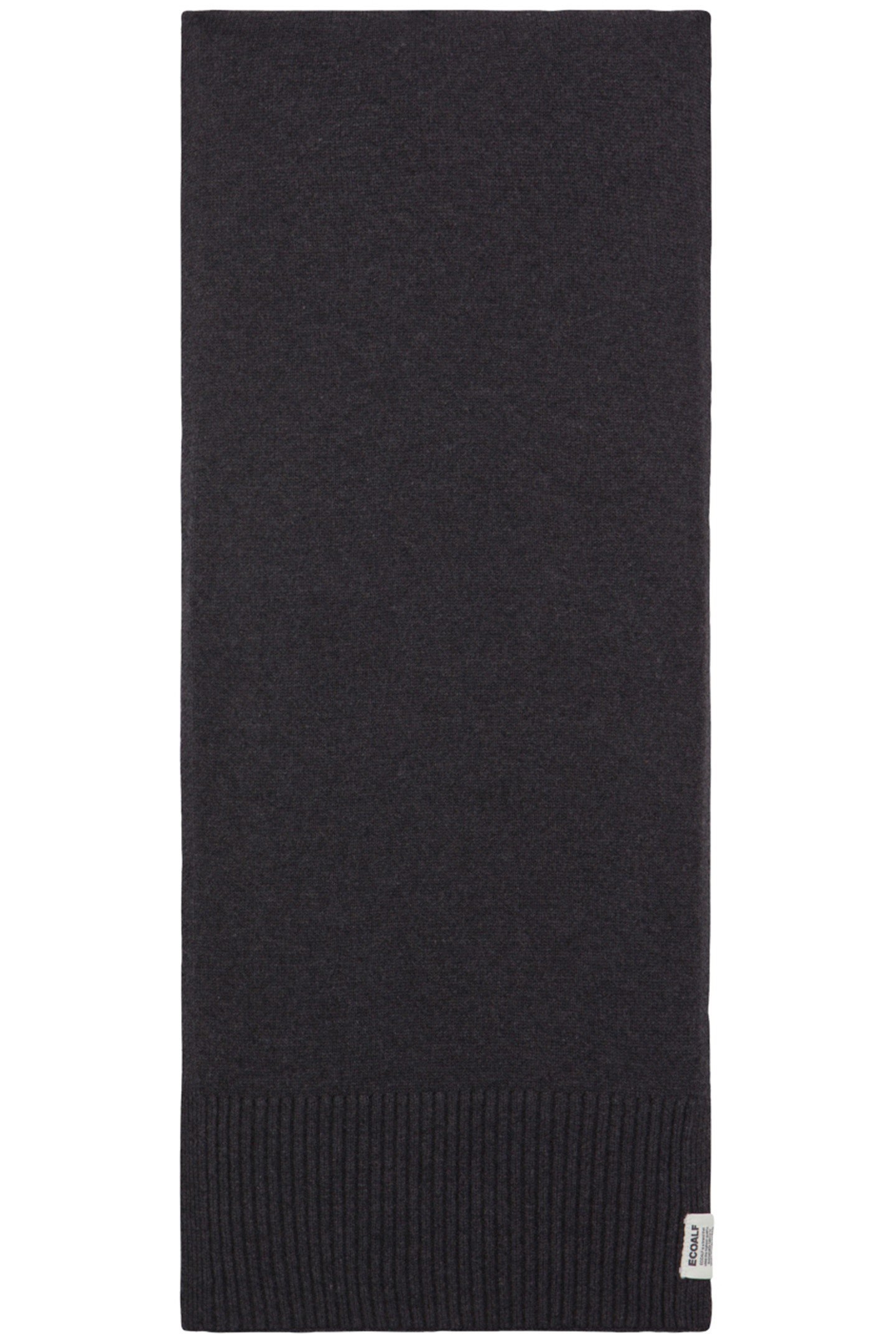 UNISEX WOOLALF SCARF DARK GREY MELANGE 2