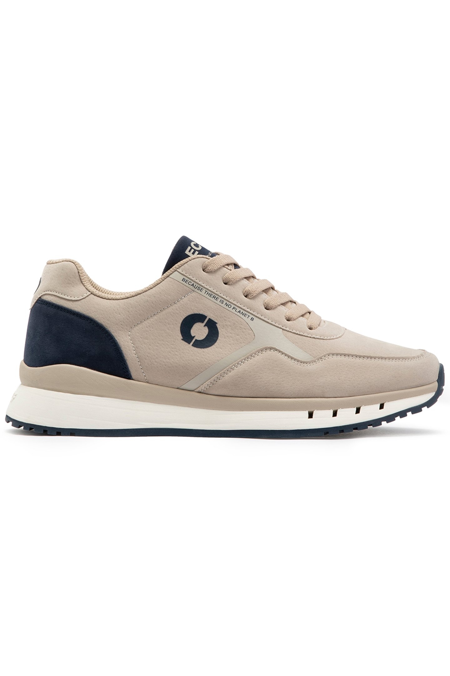 CERVINOALF LEATHER SNEAKERS SAND/NAVY 1