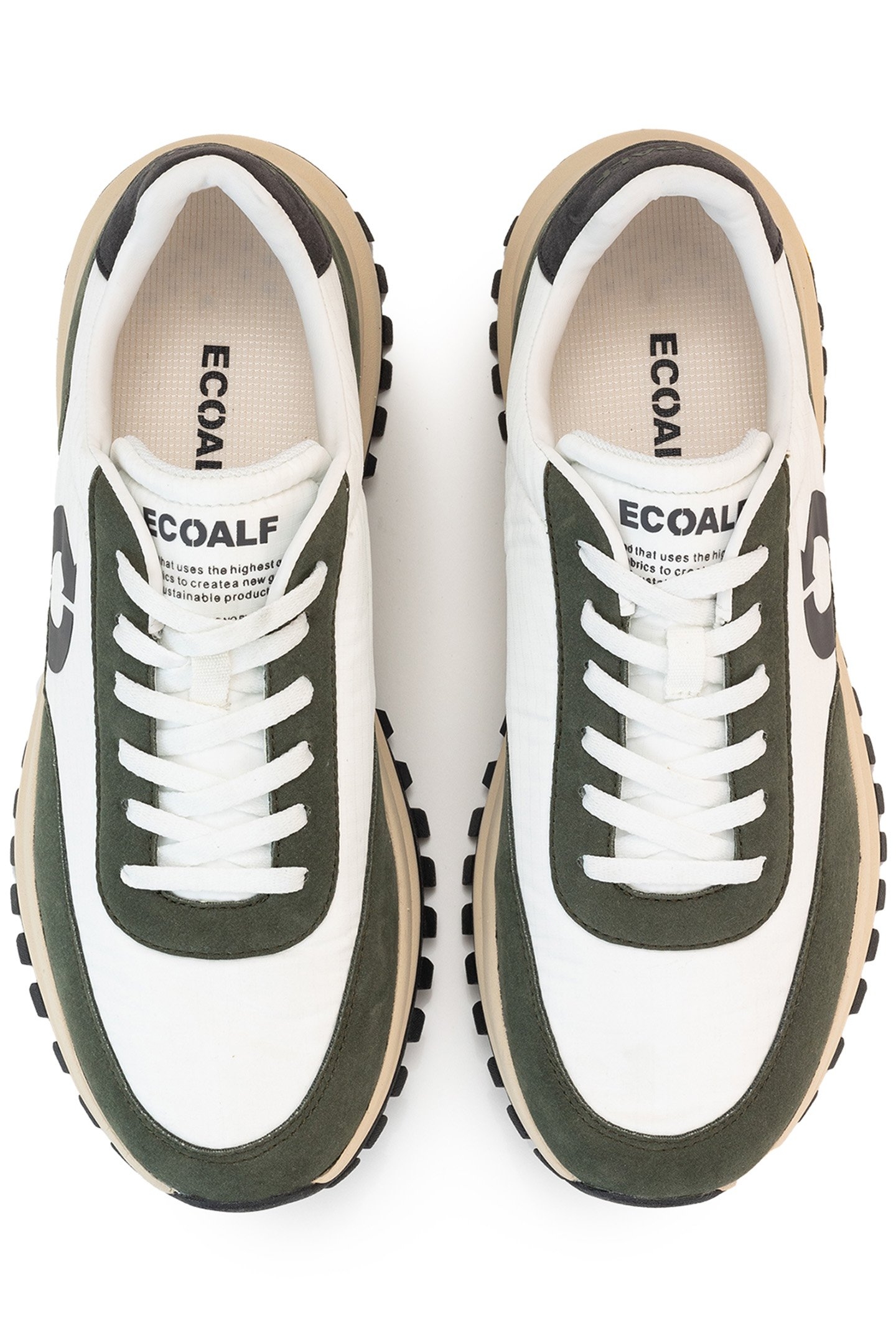 FEROEALF SNEAKERS OFF WHITE/ GREEN 2