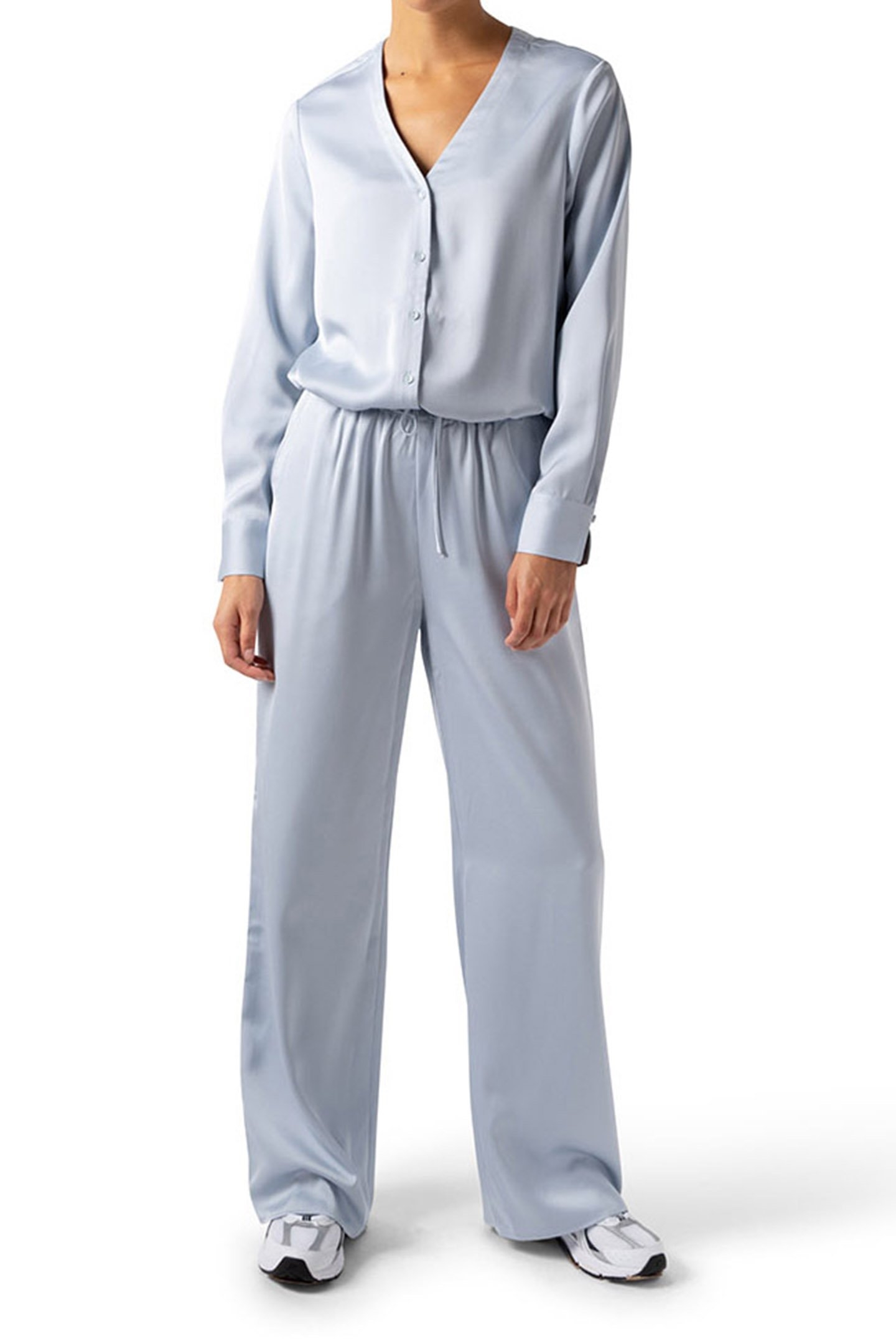 BENA SHIRT LONG SLEEVE GREY BLUE 1