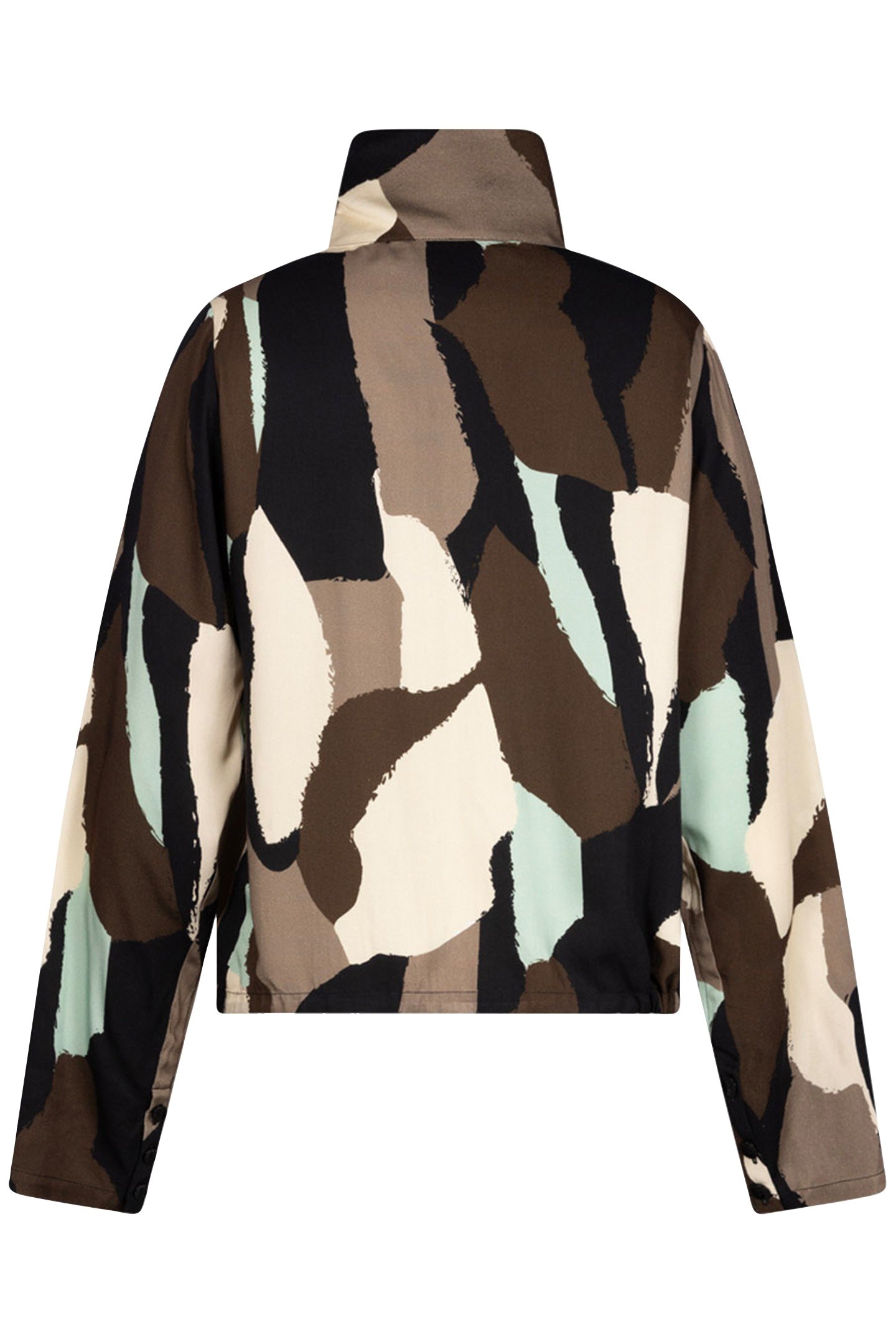 JUNE CHARCOAL SHIRT LONG SLEEVE FROSTY GREEN CHARCOAL 2