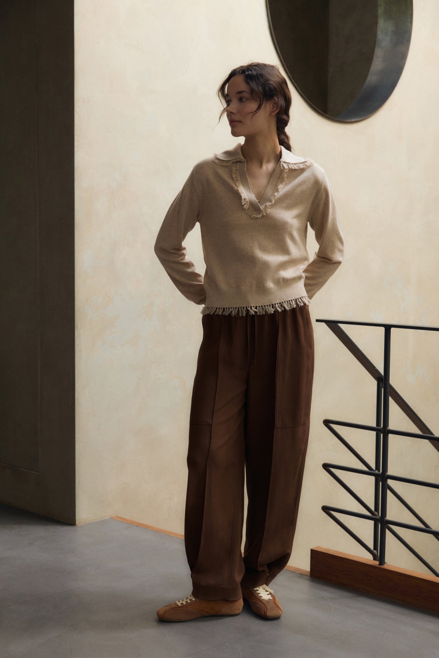 BIBI PANTS DARK BROWN 2