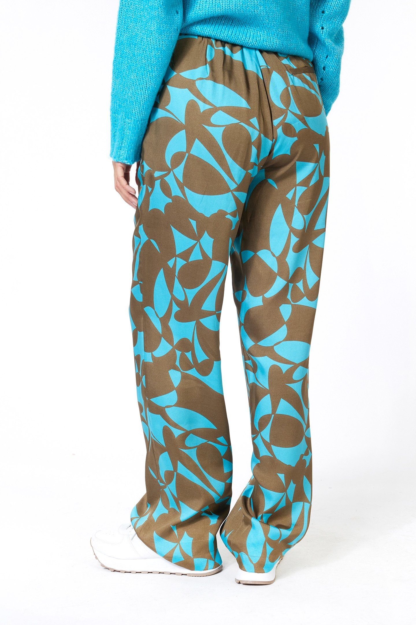 TROUSERS SATEEN EXPRESSIVE ROOTS PRINT 4