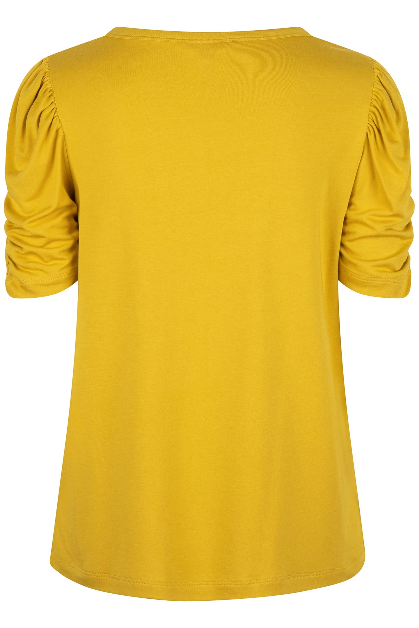 T-SHIRT MODAL PUFF S/SLVE OCHRE 4