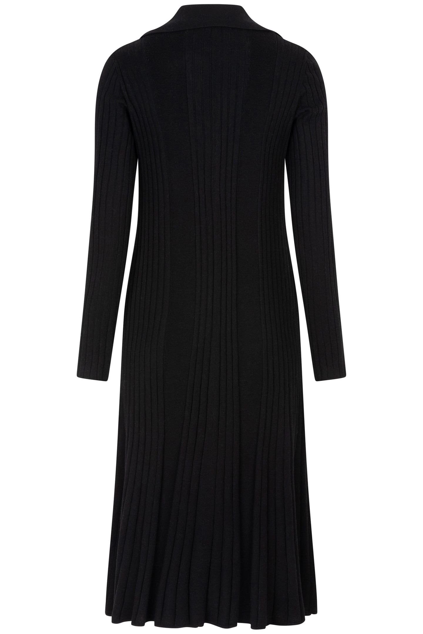 DRESS RIB BUTTON CLOSURE BLACK 5