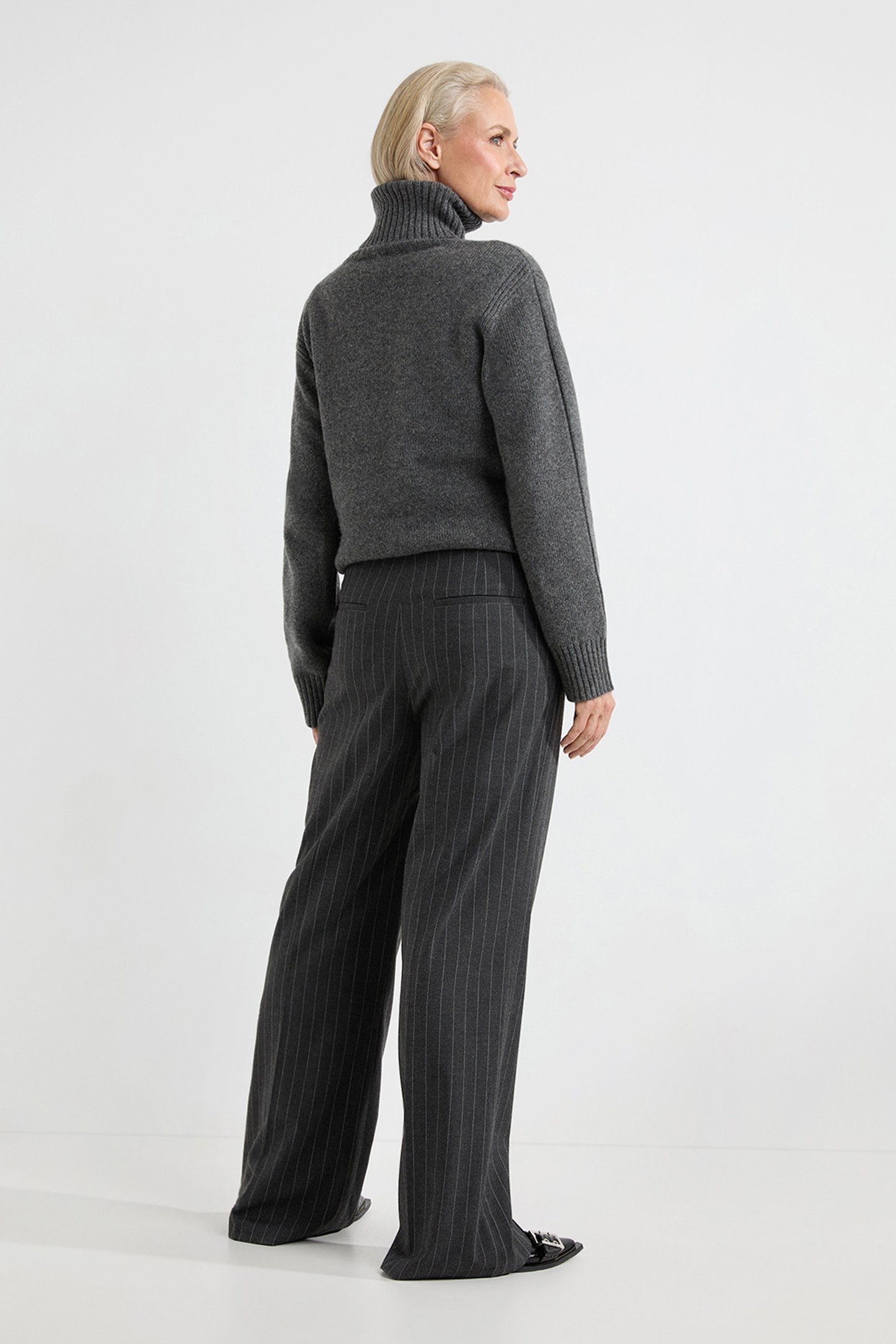 AXEL TROUSERS ANTHRACITE STRIPE 3