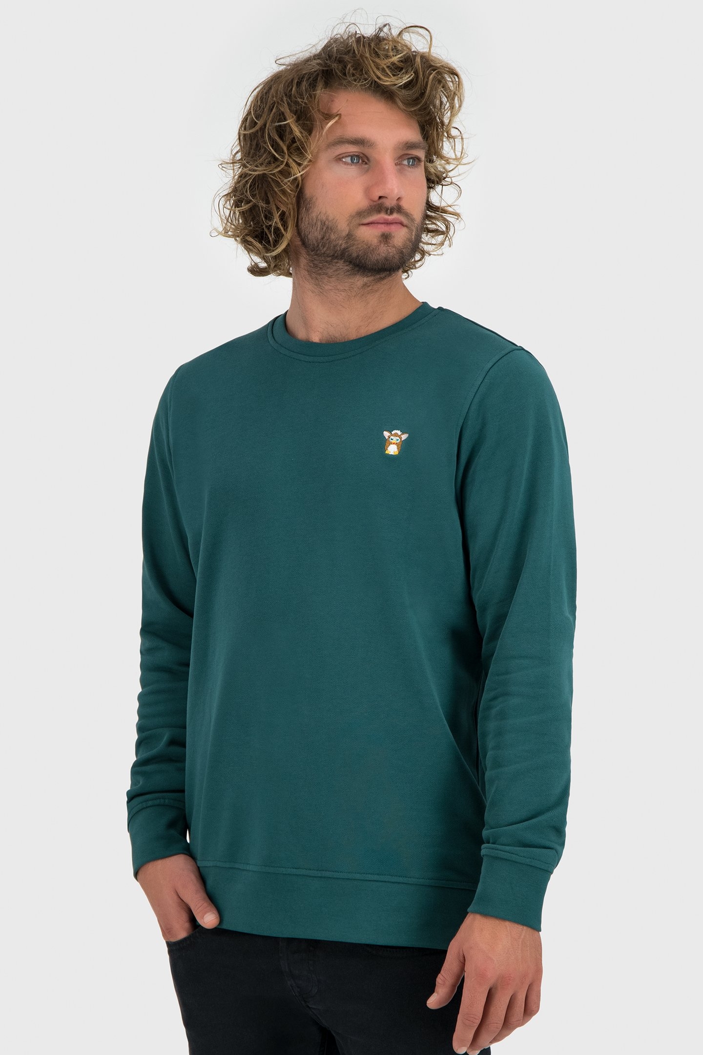 UNISEX SWEATER KEES GREEN 1