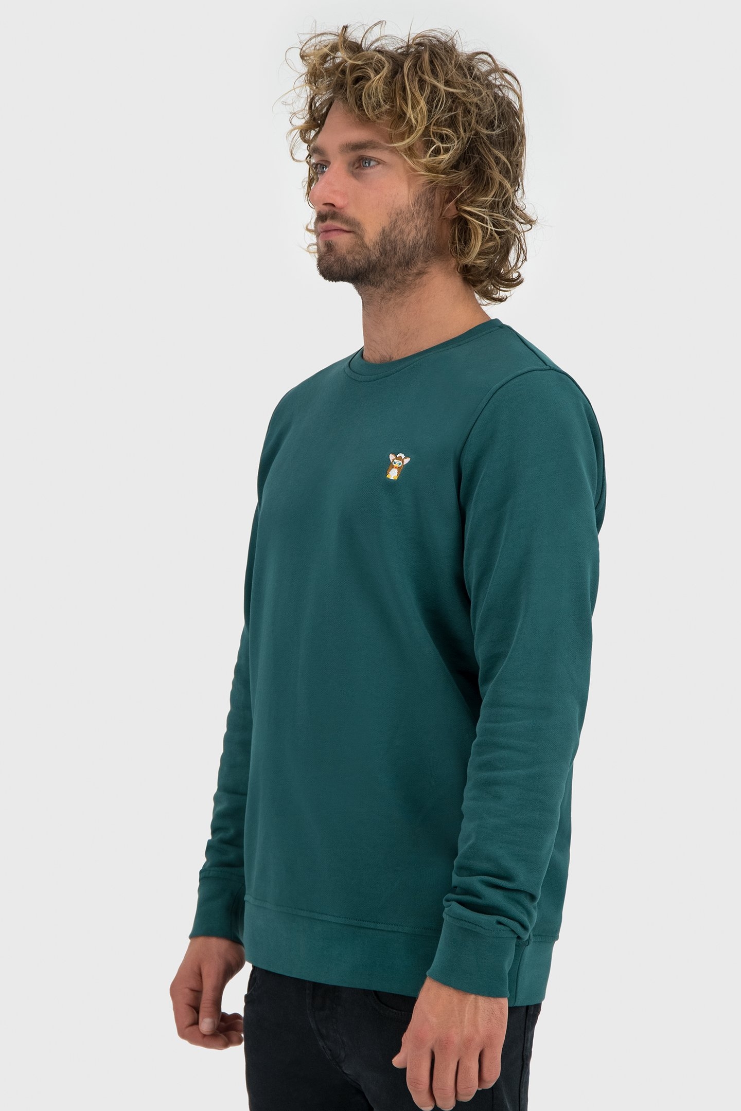 UNISEX SWEATER KEES GREEN 5