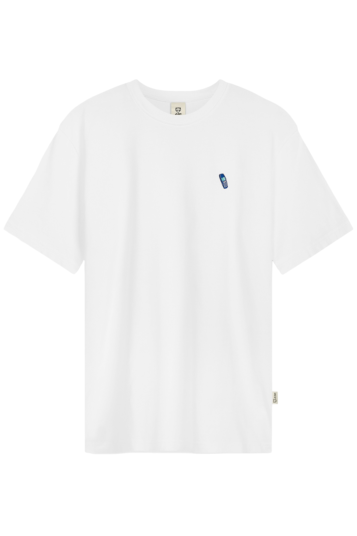 T-SHIRT WHITE MOBILE WHITE 1