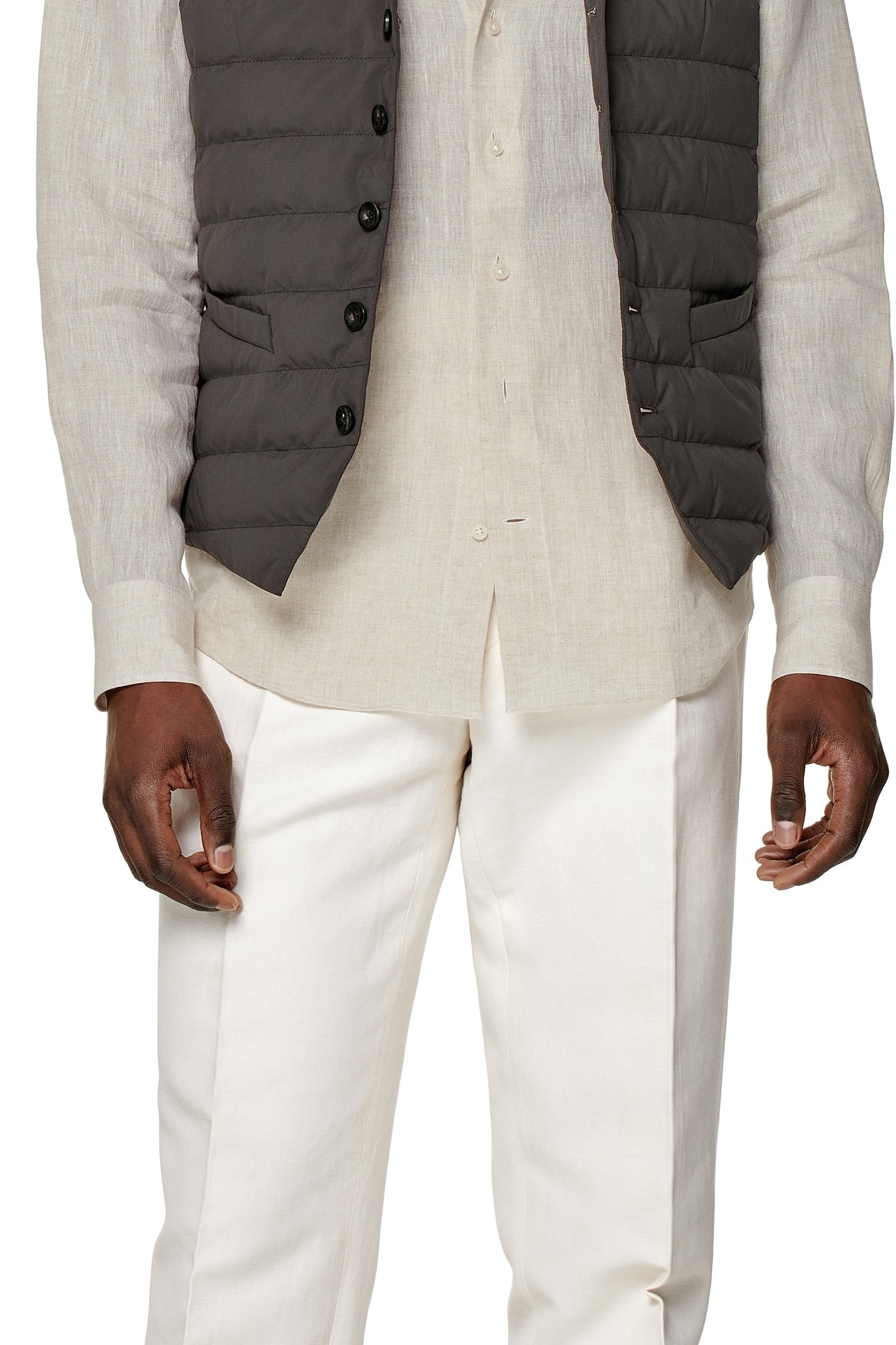 BODYWARMER-BROWN BROWN 2