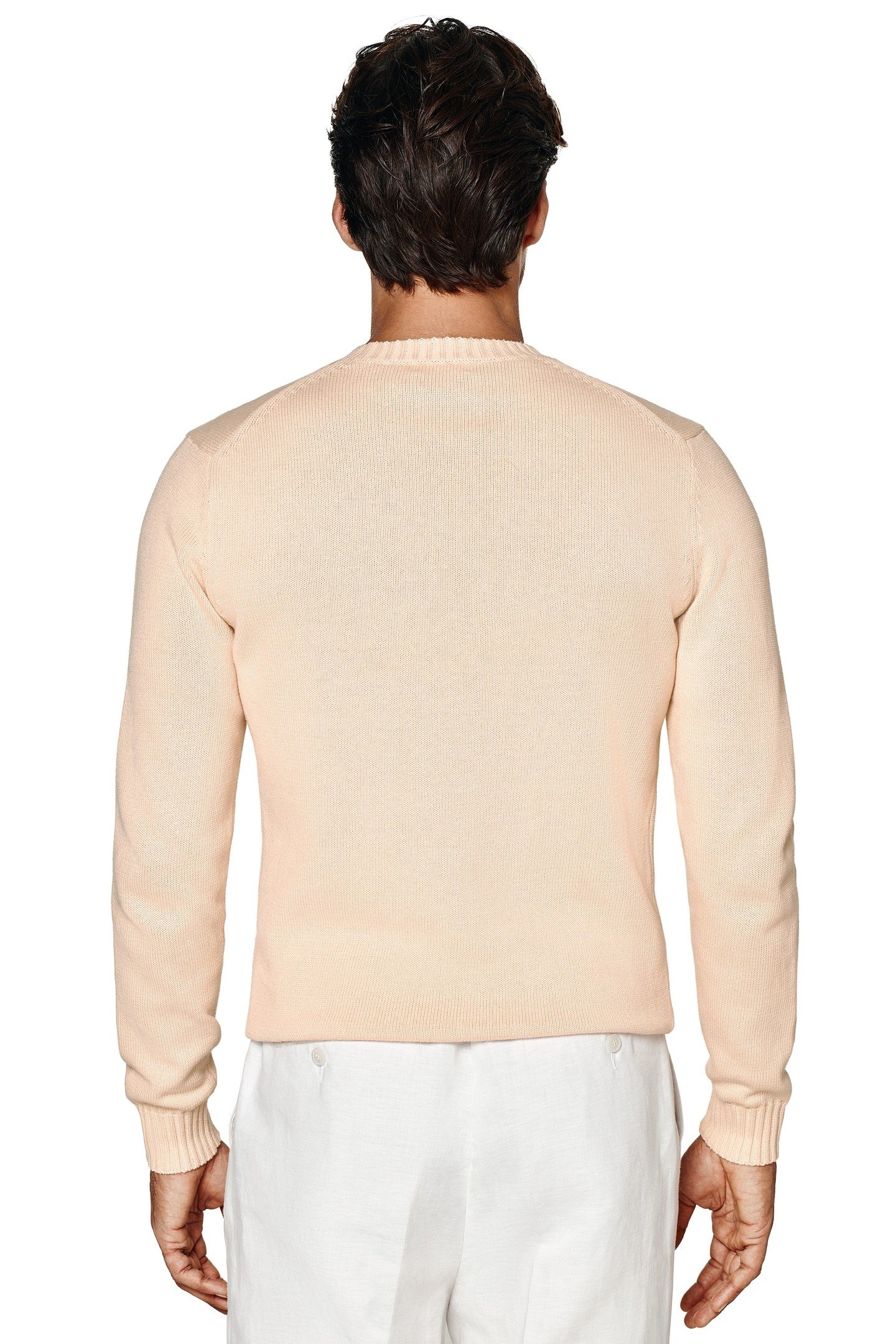 LS COTTON CREW PEACH LIGHT PINK 3