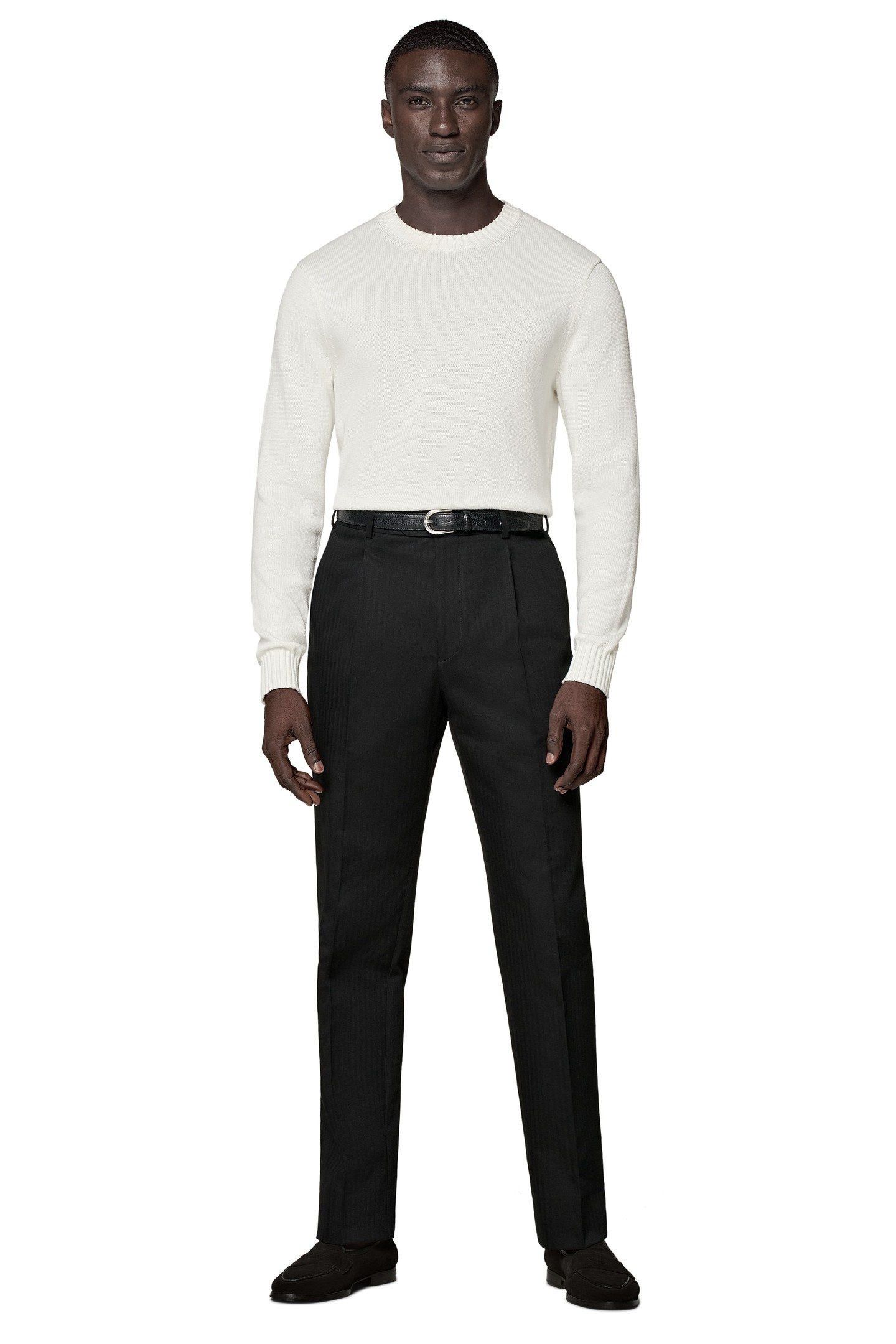 FIRENZE BLACK HERRINGBONE BLACK 2