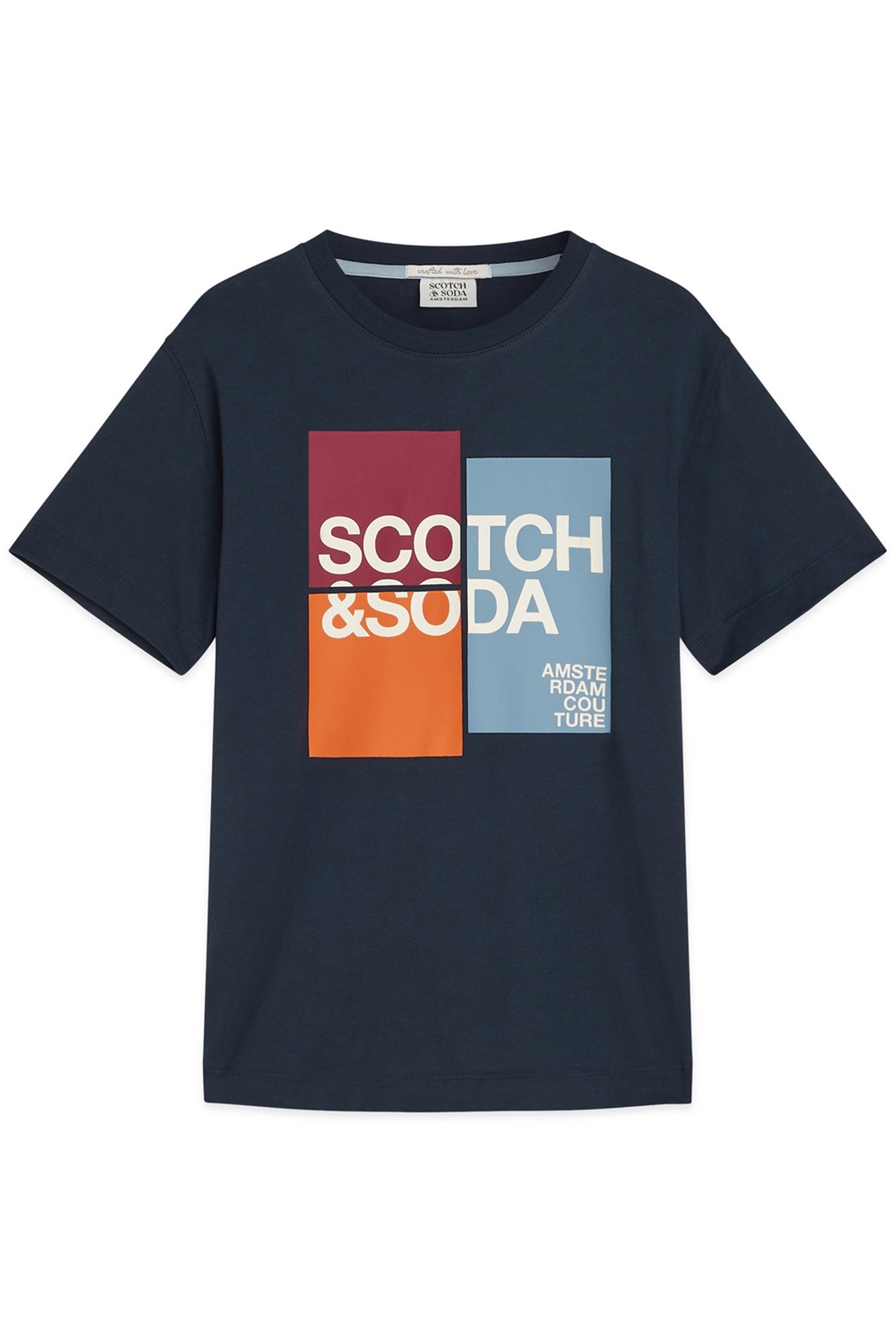 BOYS GRAPHIC TEE BLACK/BLUE 1