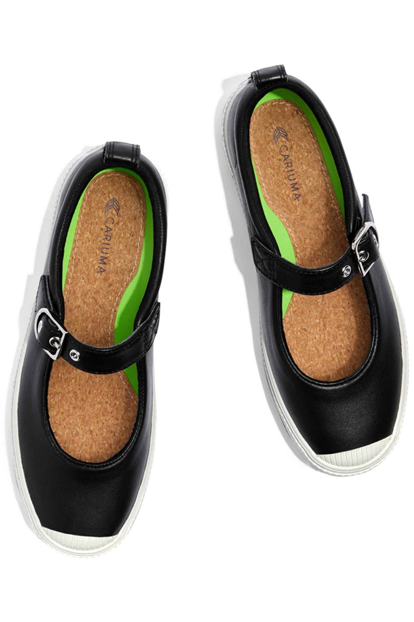 OCA LEATHER MARY JANE BLACK NAPA 3