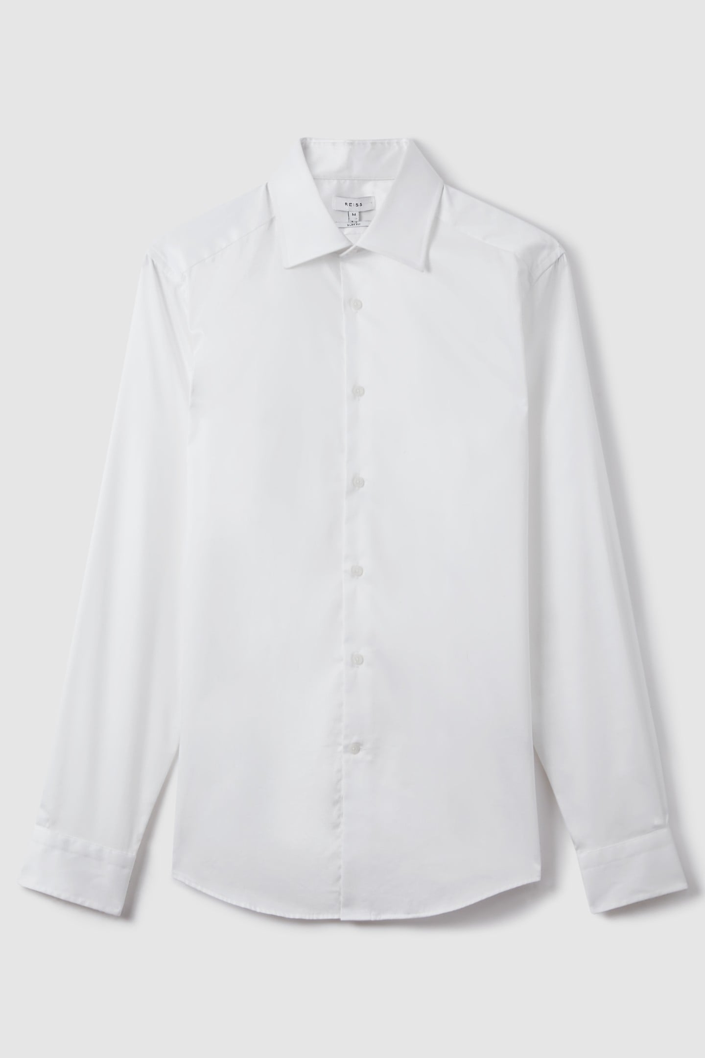 STRETCH SLIM FIT SHIRT WHITE 4