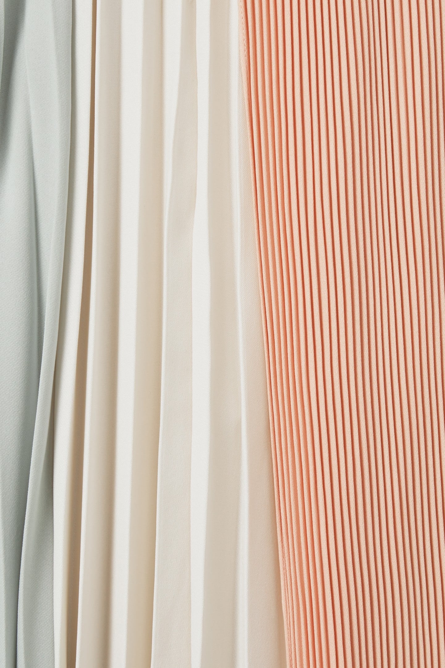 MULTI COLOR BLOCK PLEAT SKIRT PINK/CREAM 6