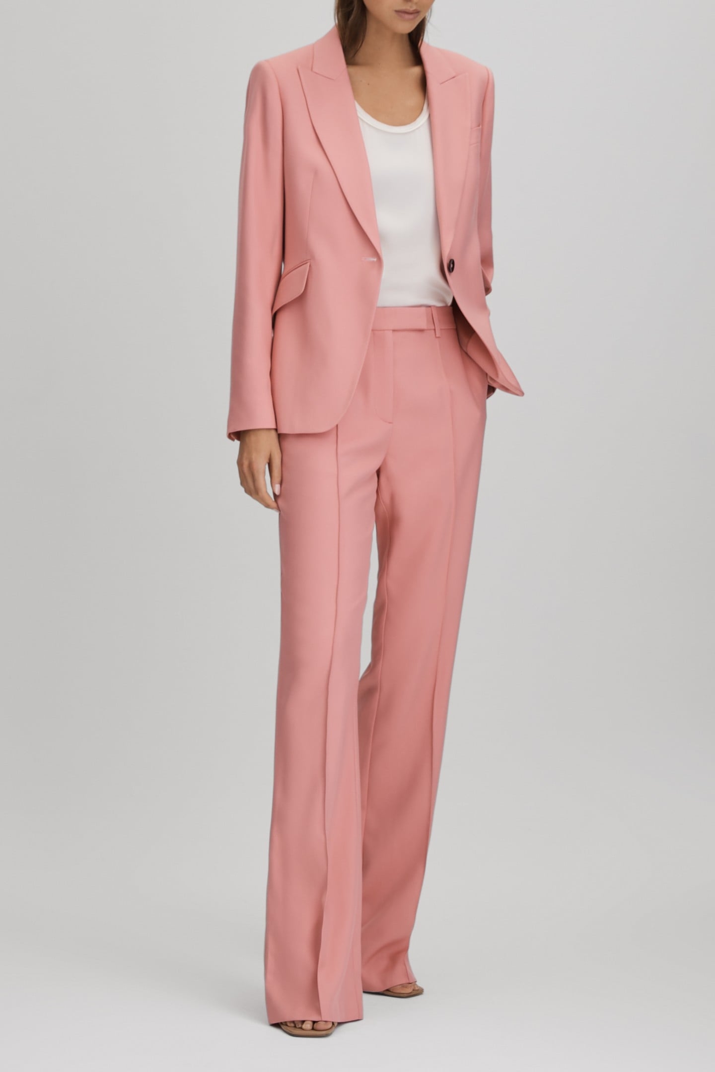 FLARE TROUSER PINK 3