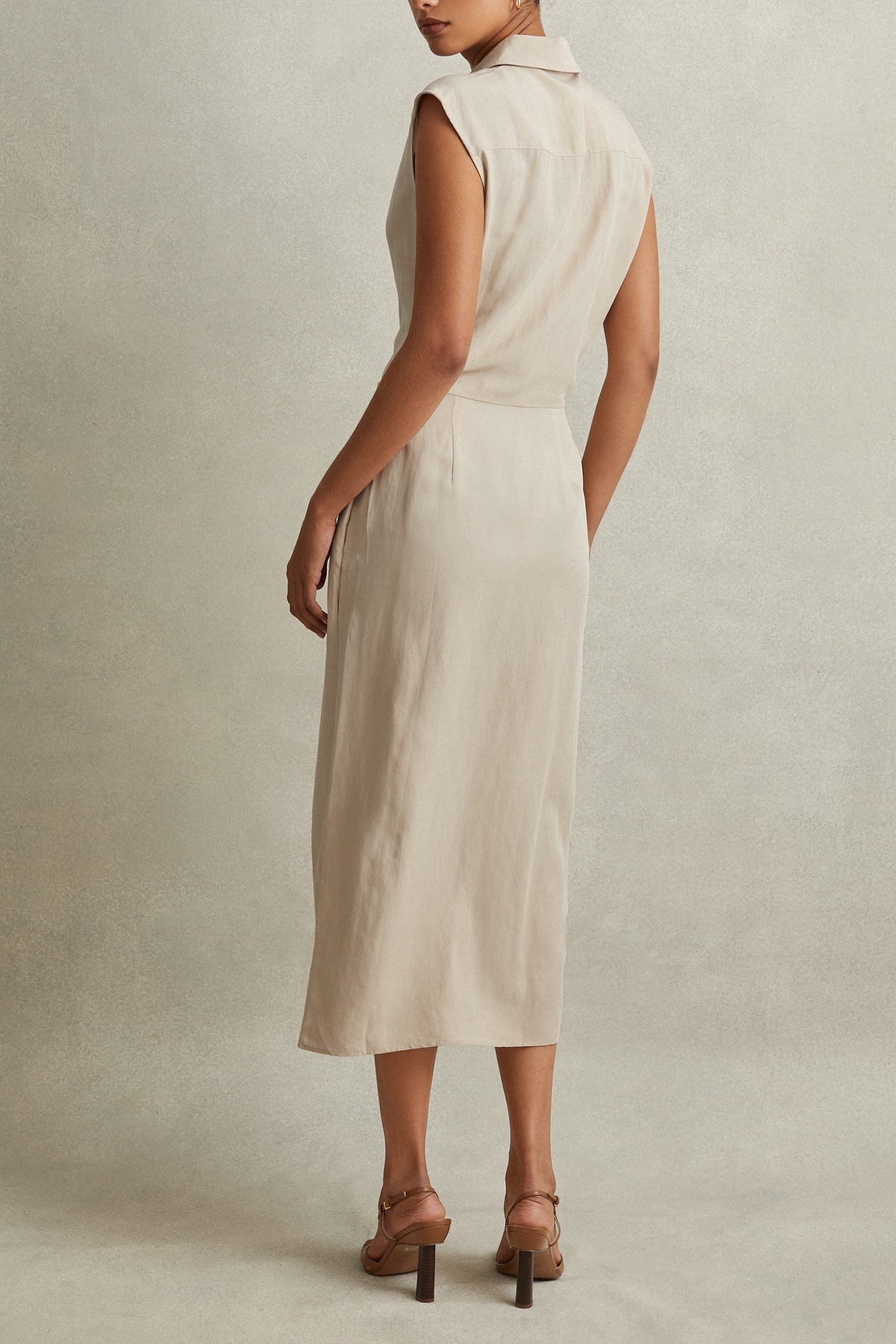 RELAXED SHIRT DRESS NEUTRAL 3