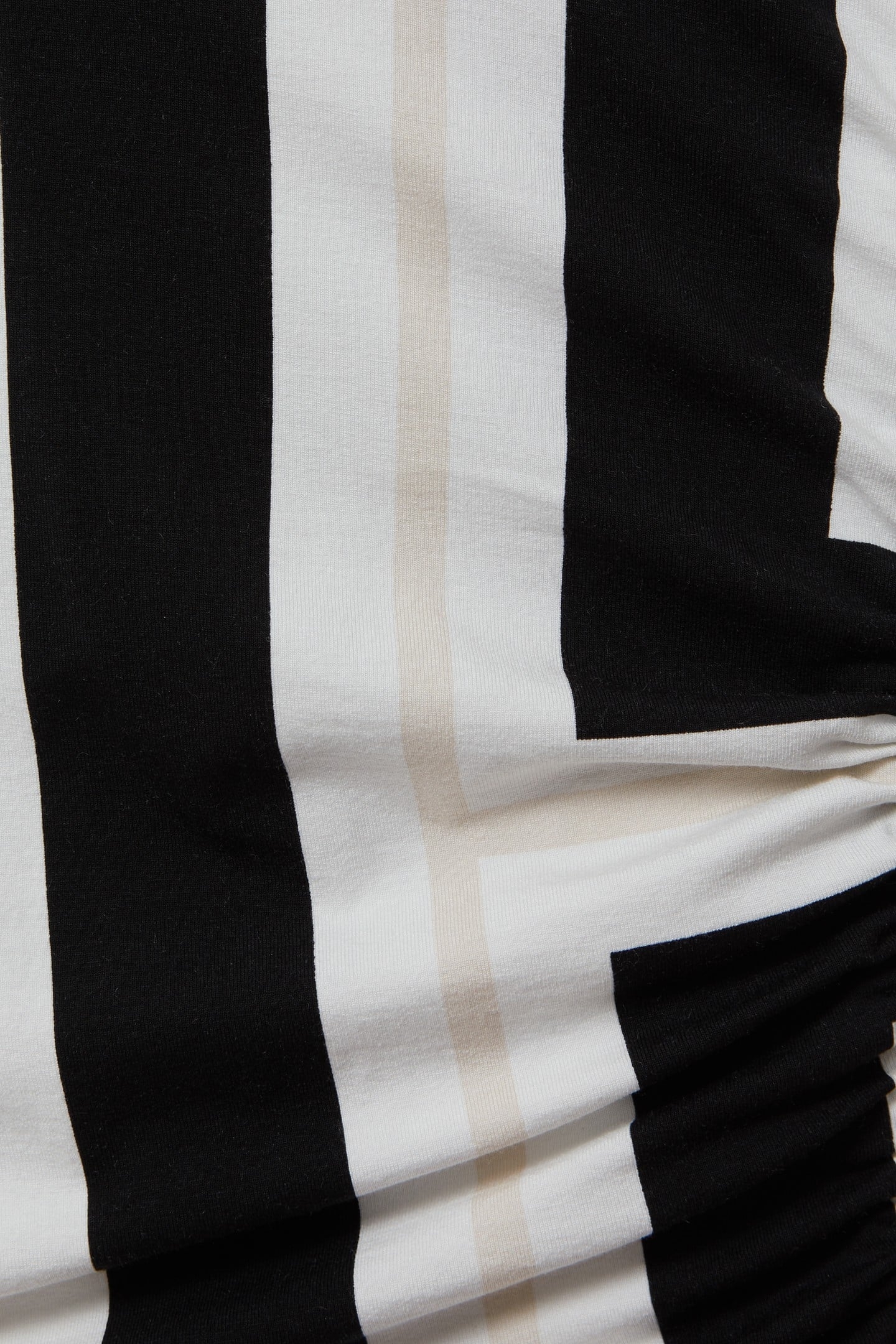 GRAPHIC BLOCKED MIDI DRESS BLACK/WHITE 5