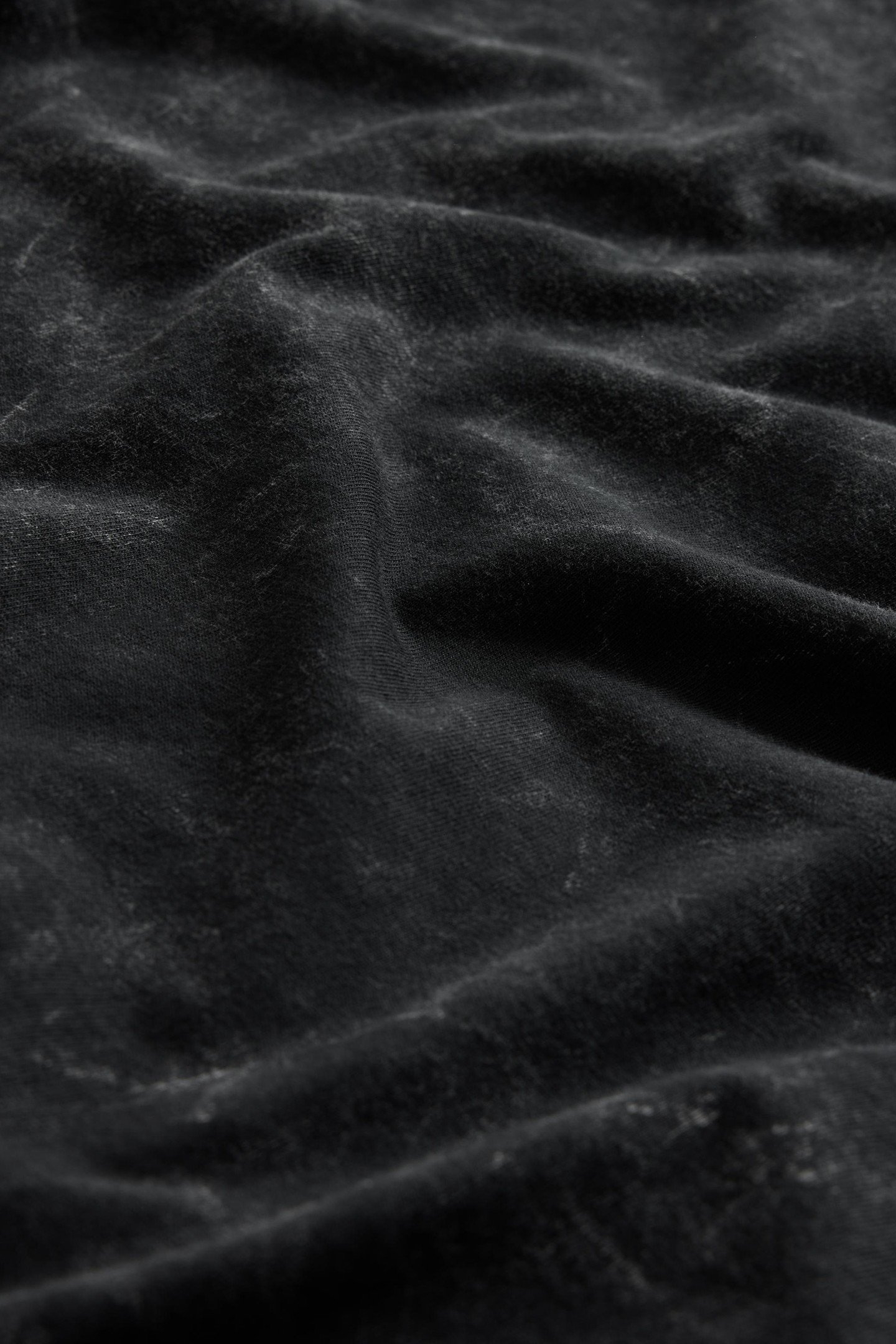 ENZO SS CREW IN MARBLE WASH BLACK 2