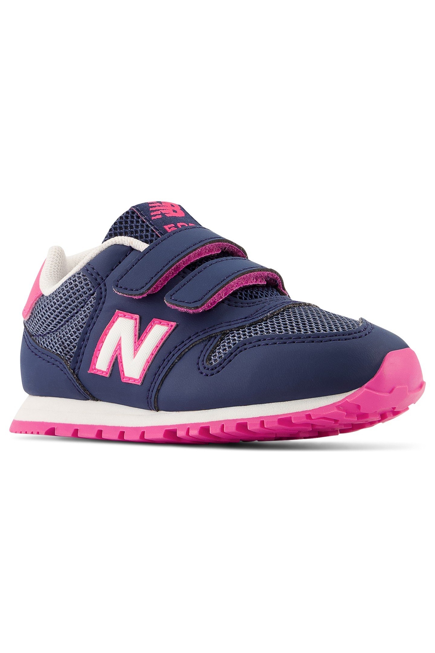 INFANT GIRLS 500 HOOK & LOOP SHOES NB NAVY 3