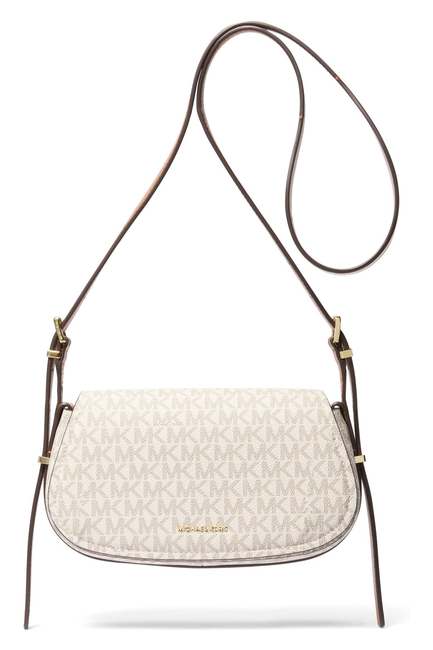 SMALL FLAP XBODY BAG VANILLA/ACORN 1