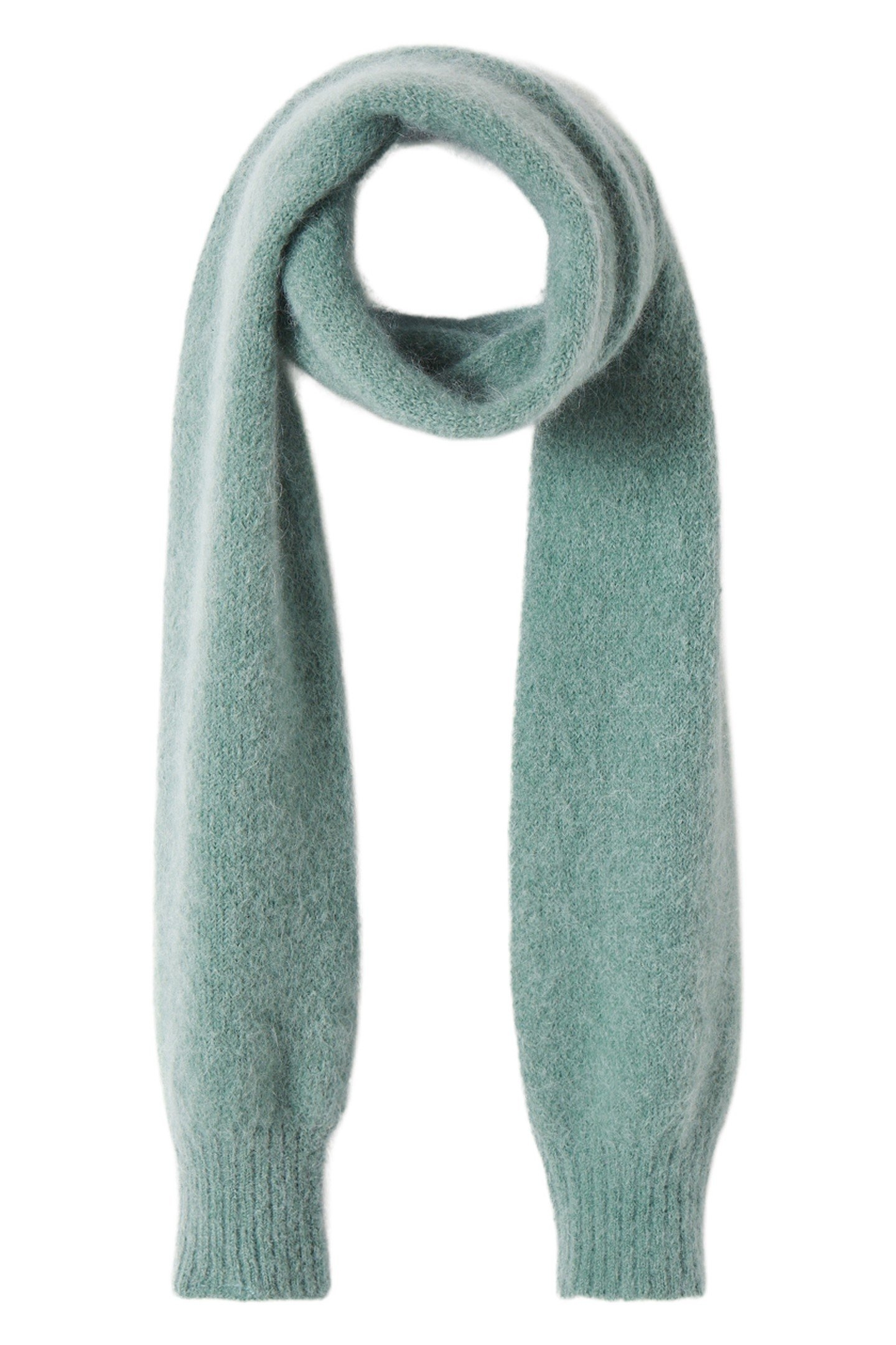 MOHAIR SCARF ALOE VERA 1