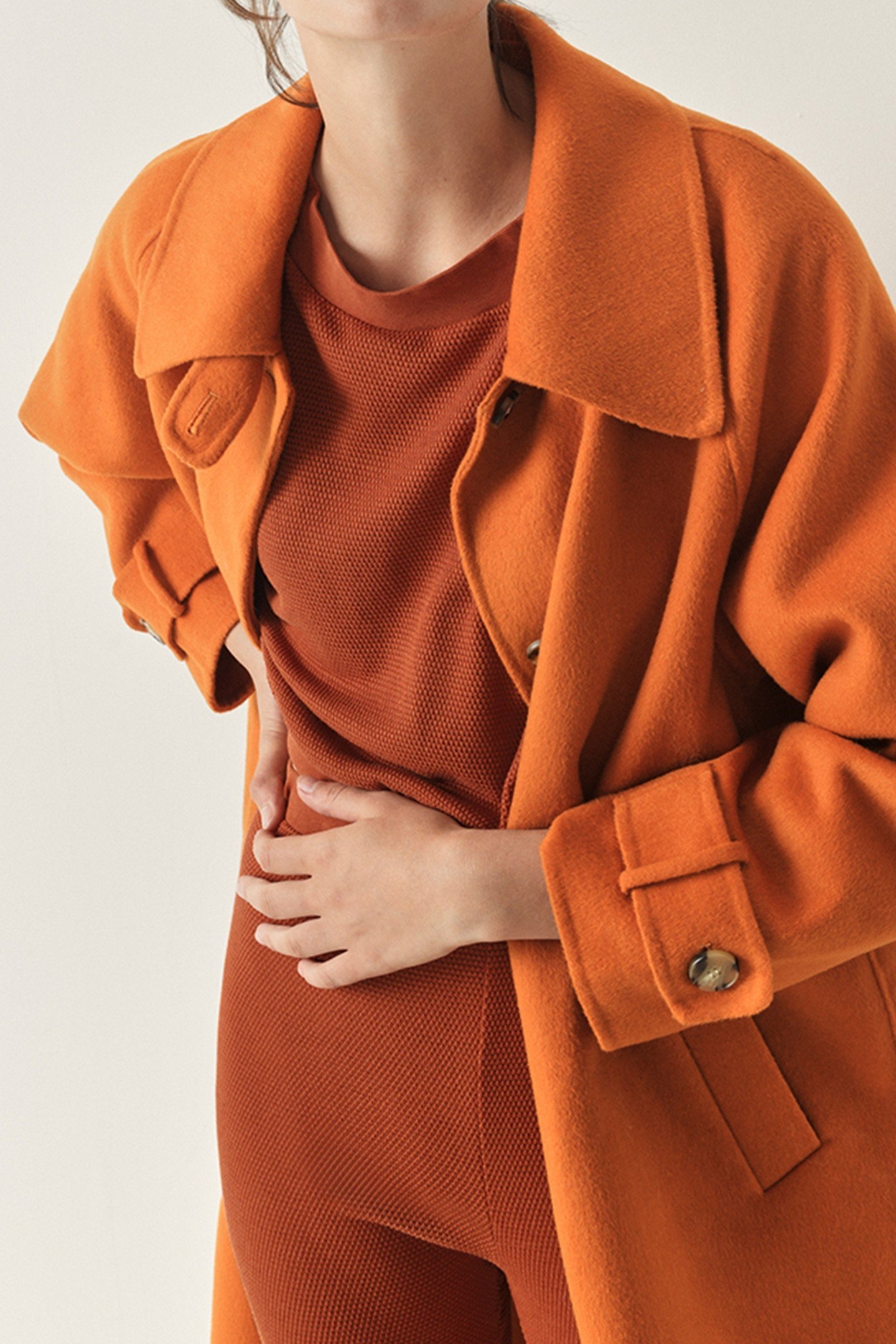 LONG-SLEEVED CREW NECK SWEATSHIRT FOGGY 7