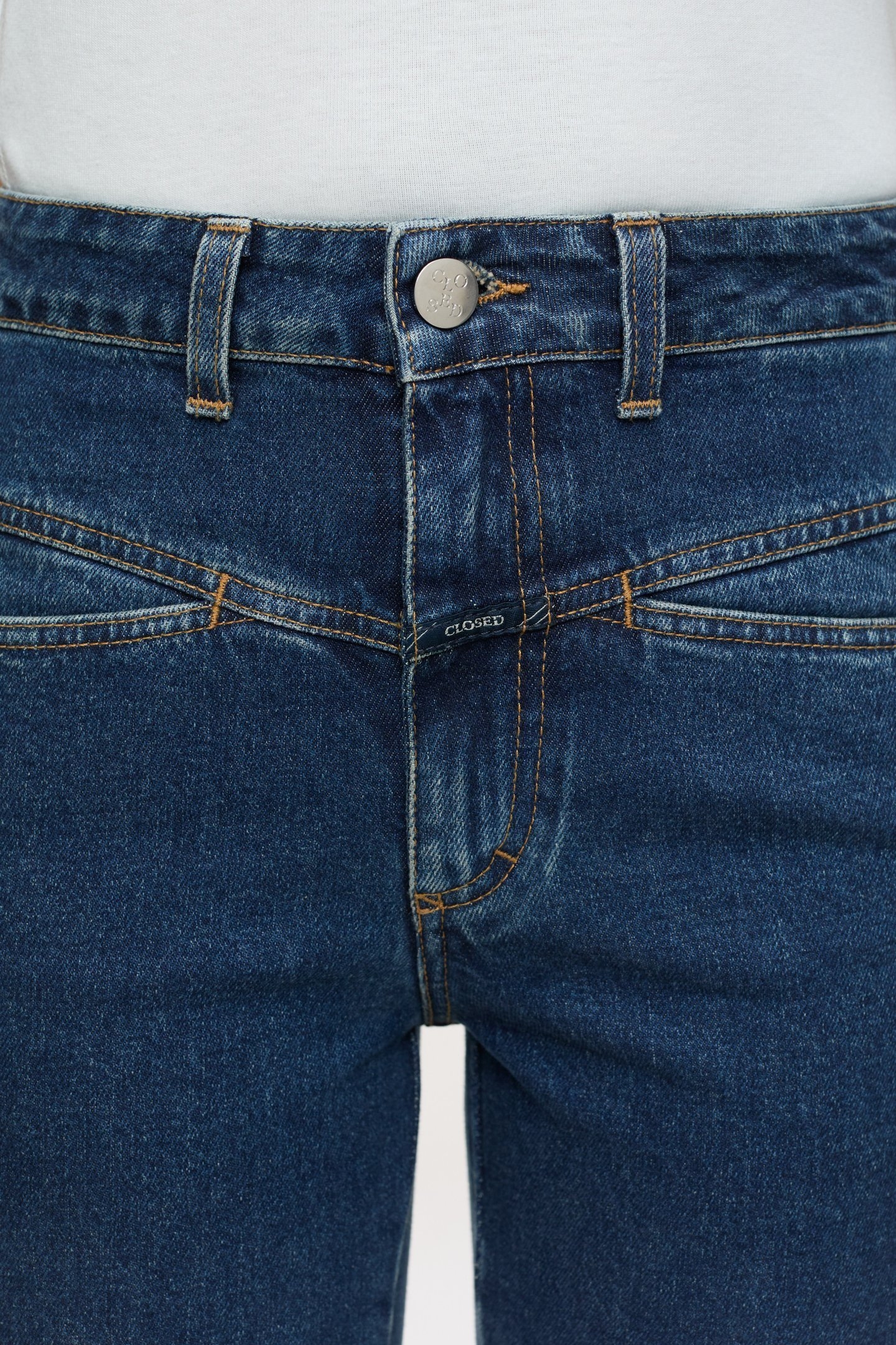 PEDAL PUSHER JEANS DARK BLUE 2