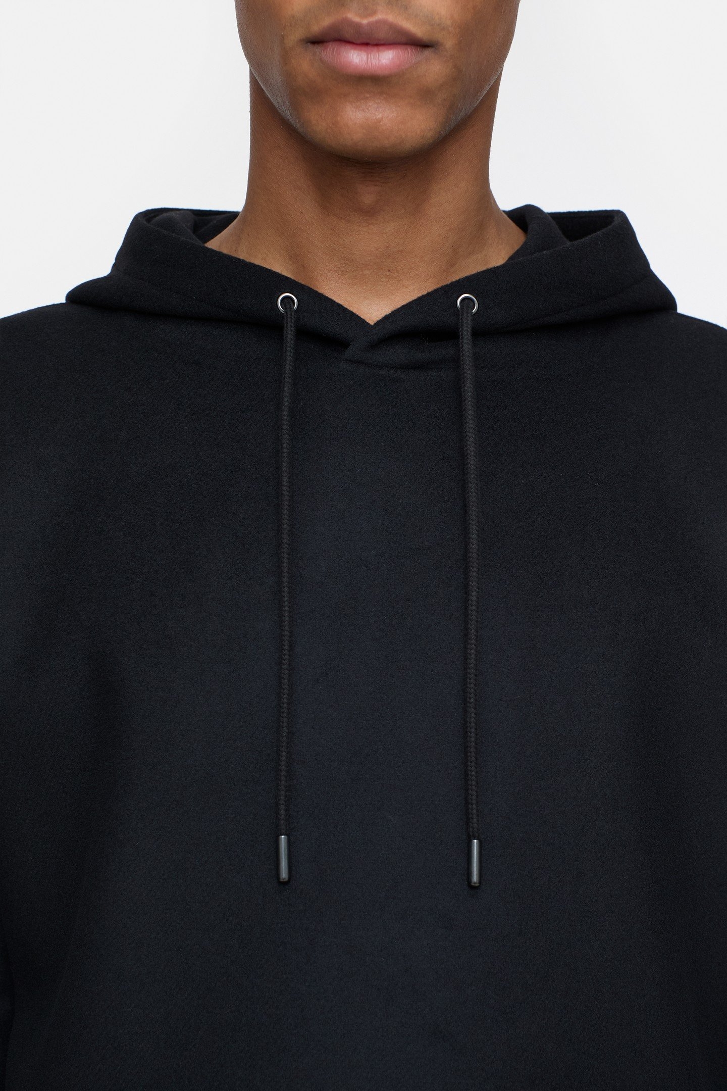 WOOLEN HOODIE BLACK 7