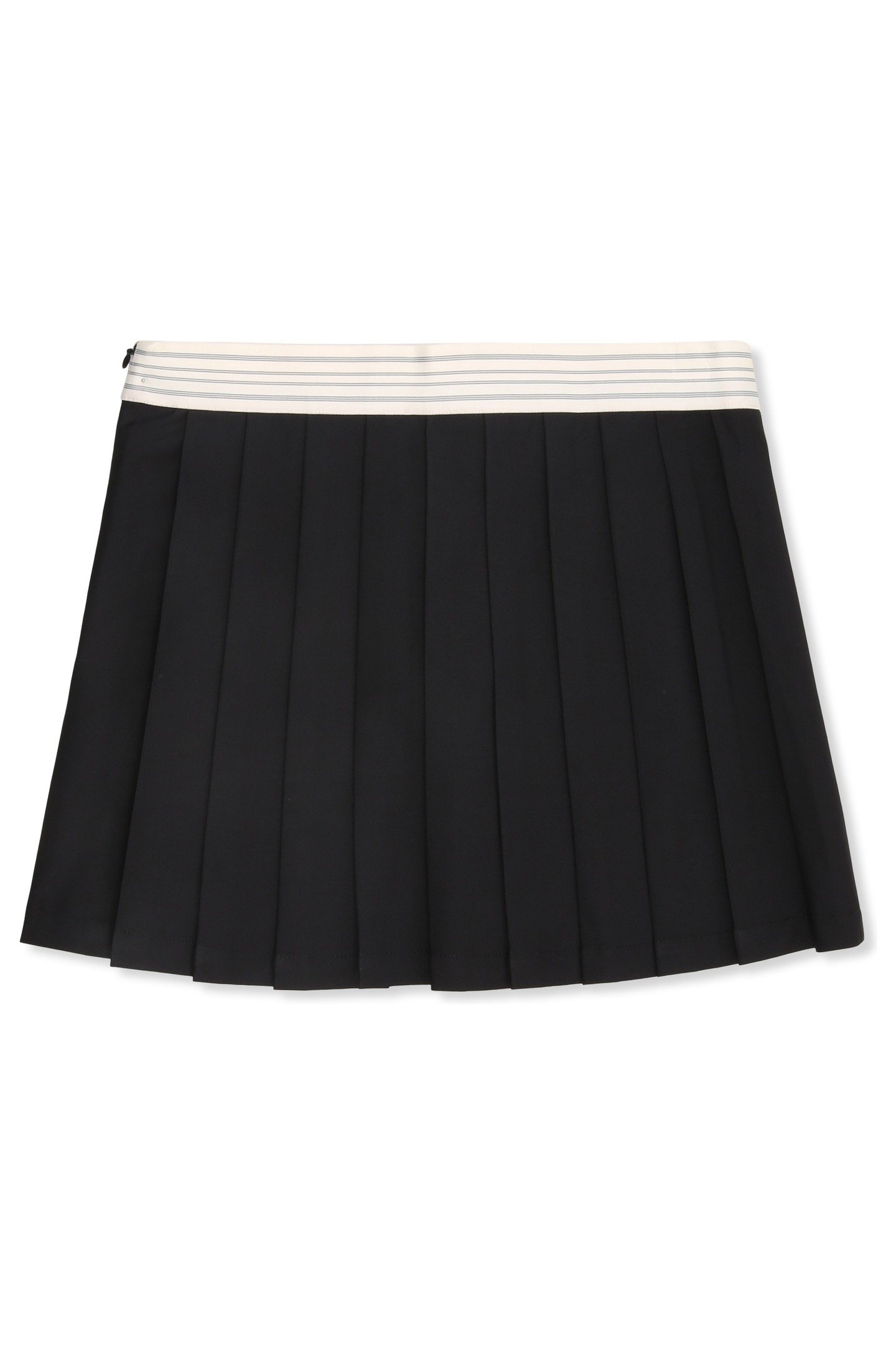 BELLAGIO LOW WAIST PLEATED SKIRT BLACK 4